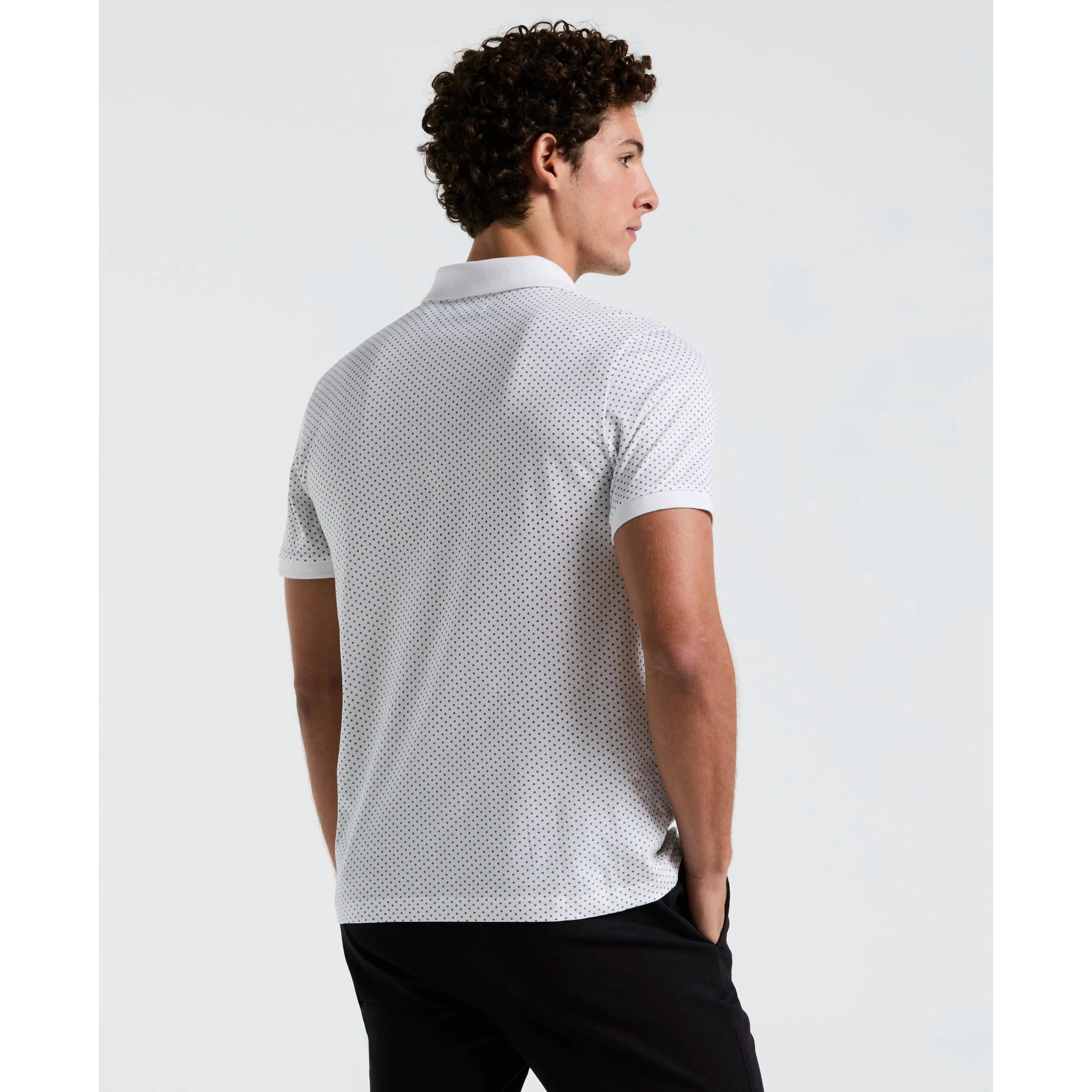 All-Over Diamond Ditsy Print Polo sold by Original Penguin product image thumbnail 2