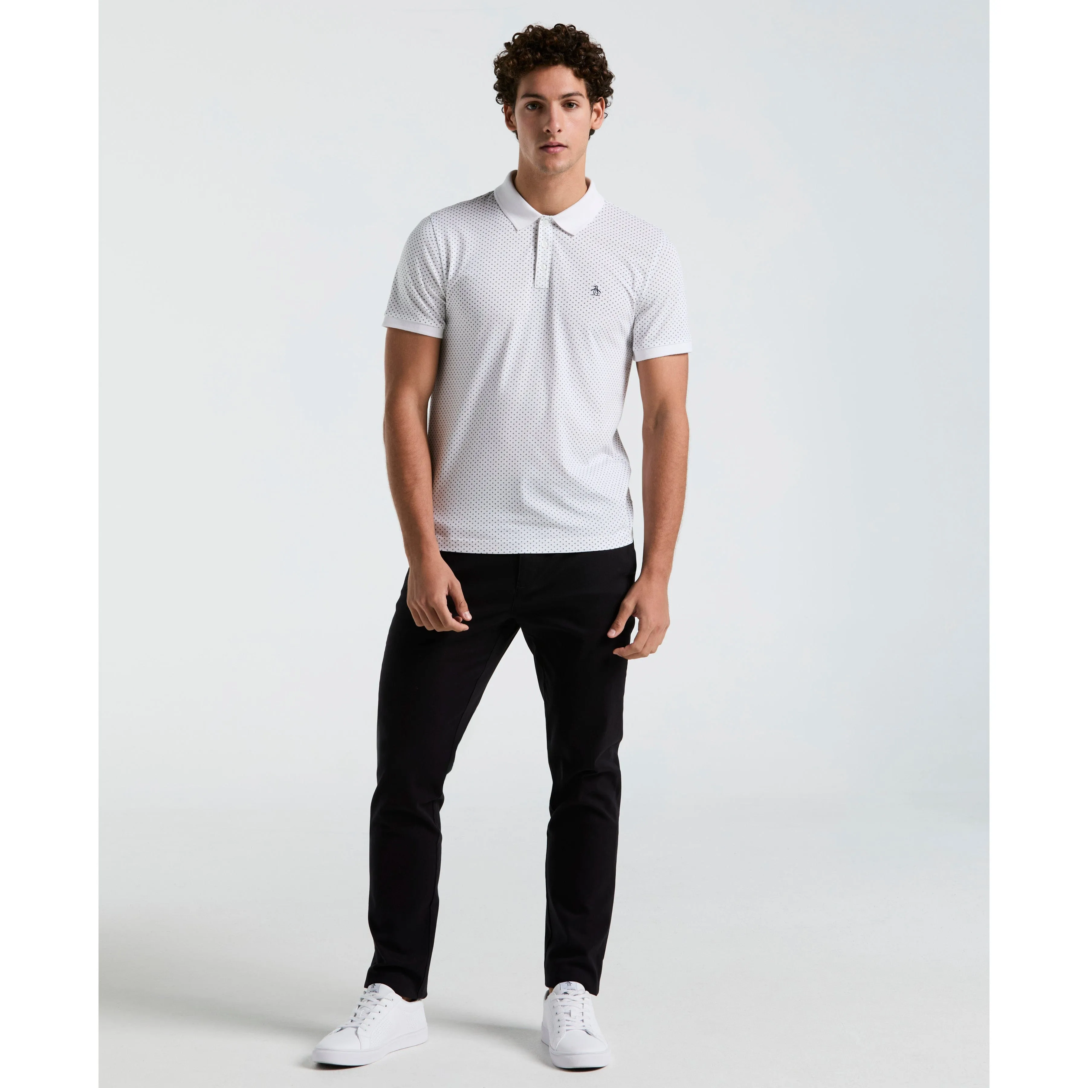 All-Over Diamond Ditsy Print Polo sold by Original Penguin product image thumbnail 4