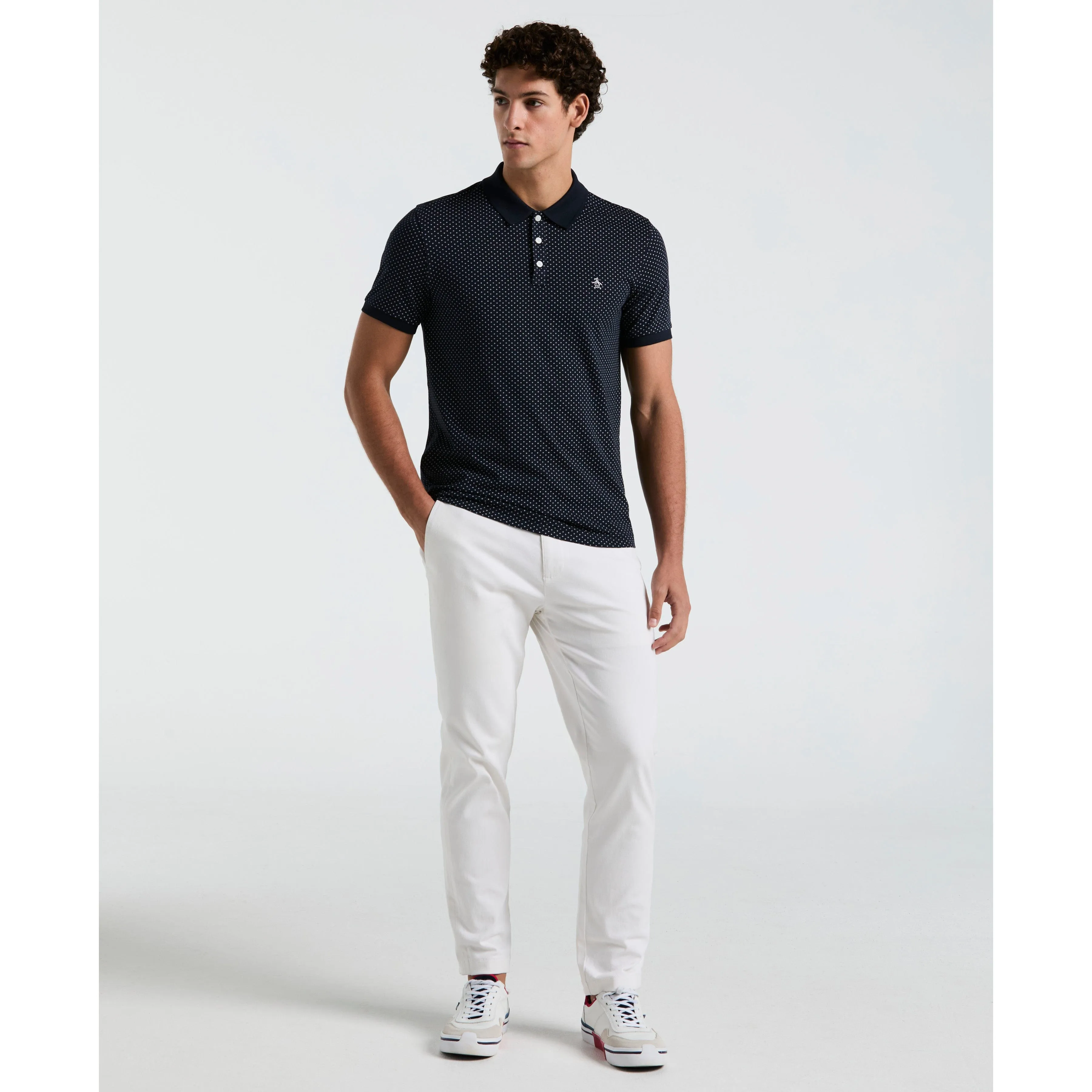 All-Over Diamond Ditsy Print Polo sold by Original Penguin product image thumbnail 4