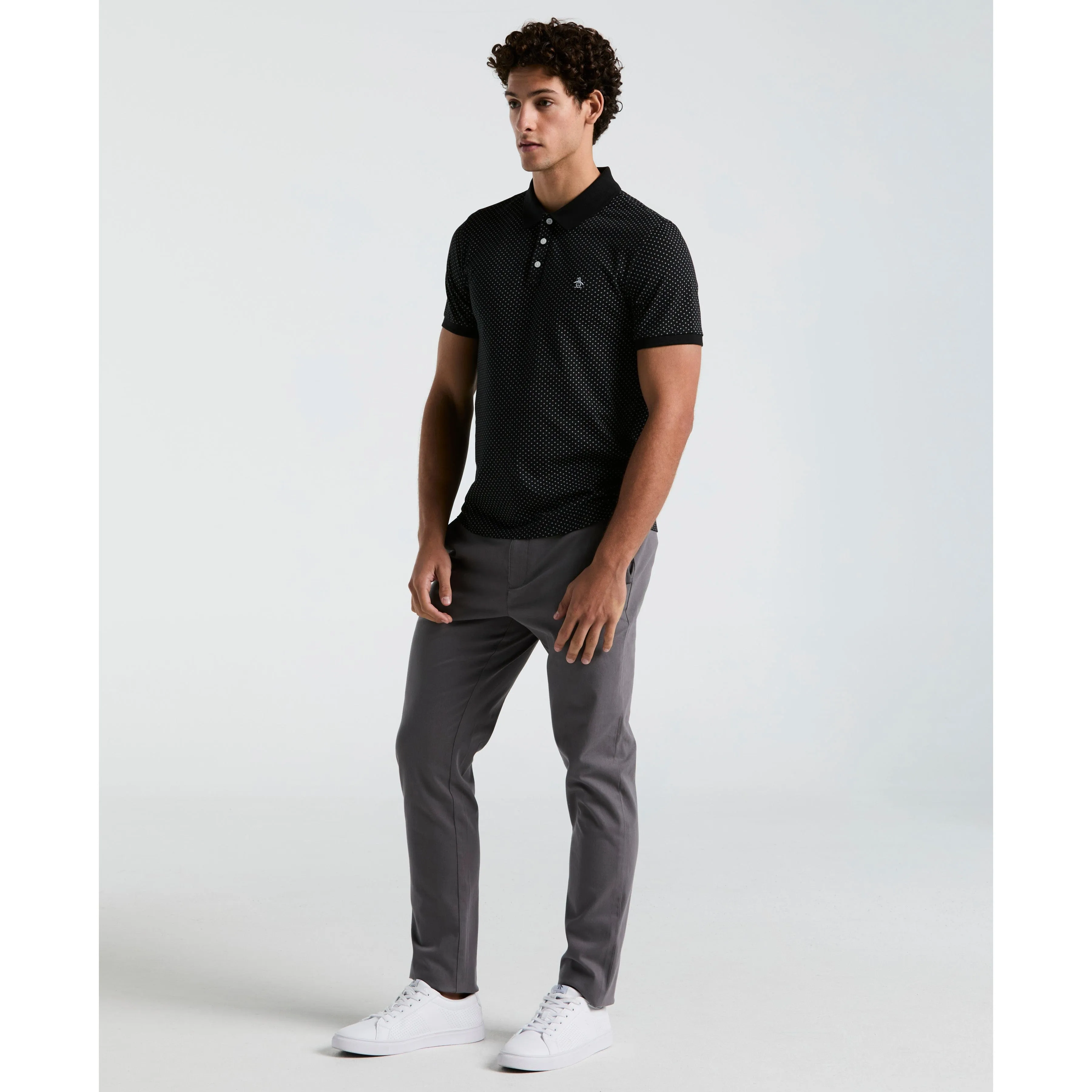 All-Over Diamond Ditsy Print Polo sold by Original Penguin product image thumbnail 4