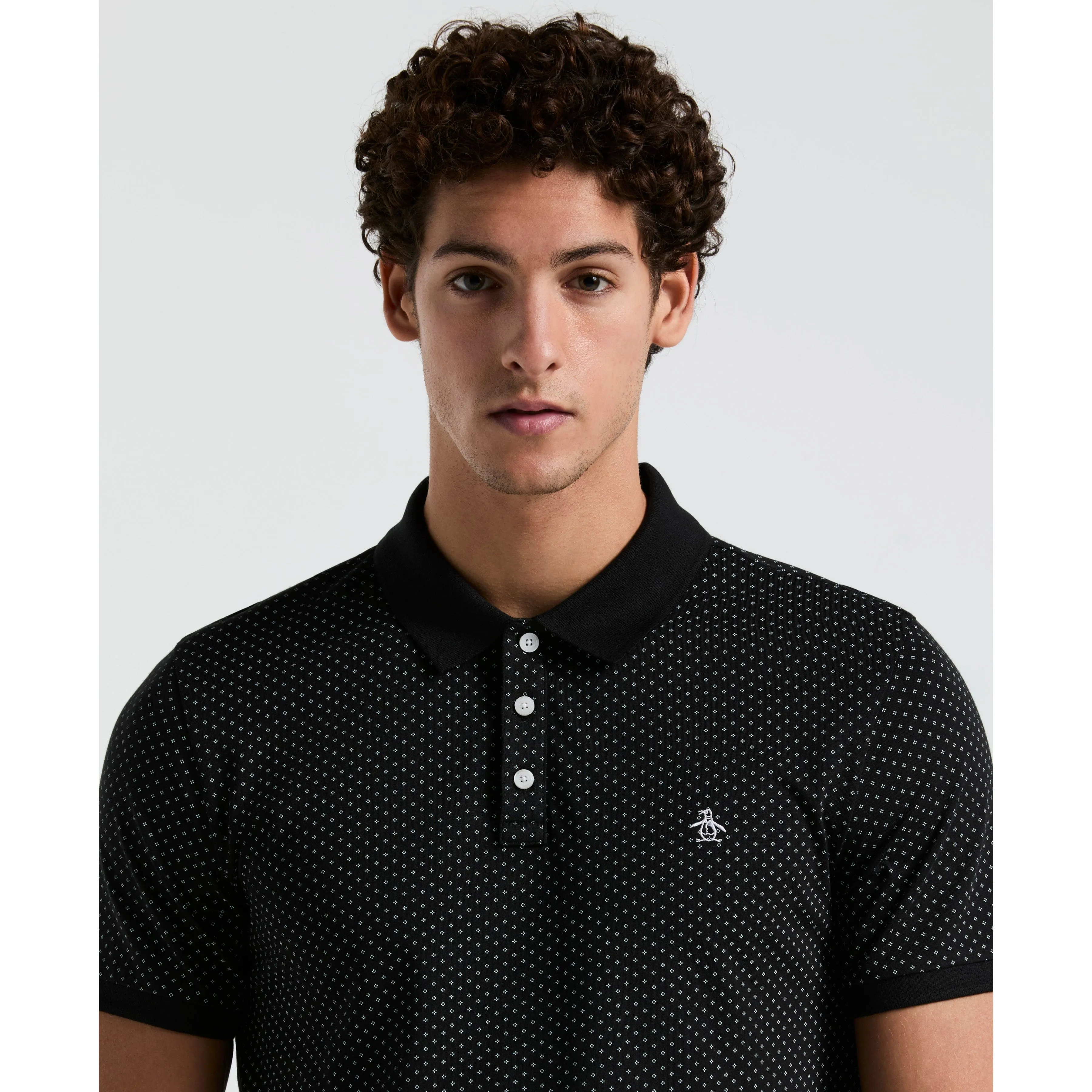 All-Over Diamond Ditsy Print Polo sold by Original Penguin product image thumbnail 3