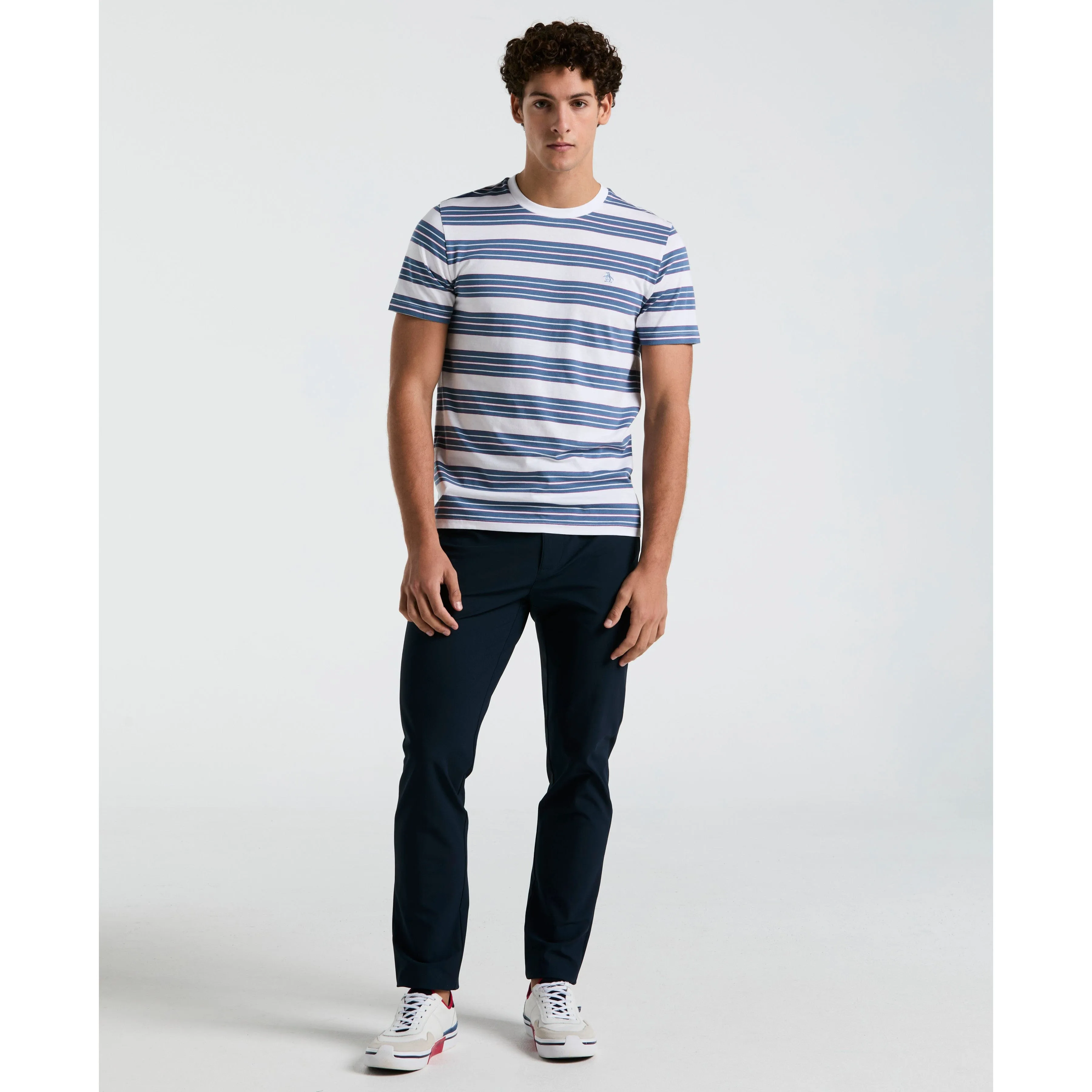 Birdseye Pique Chest Striped Tee sold by Original Penguin product image thumbnail 4