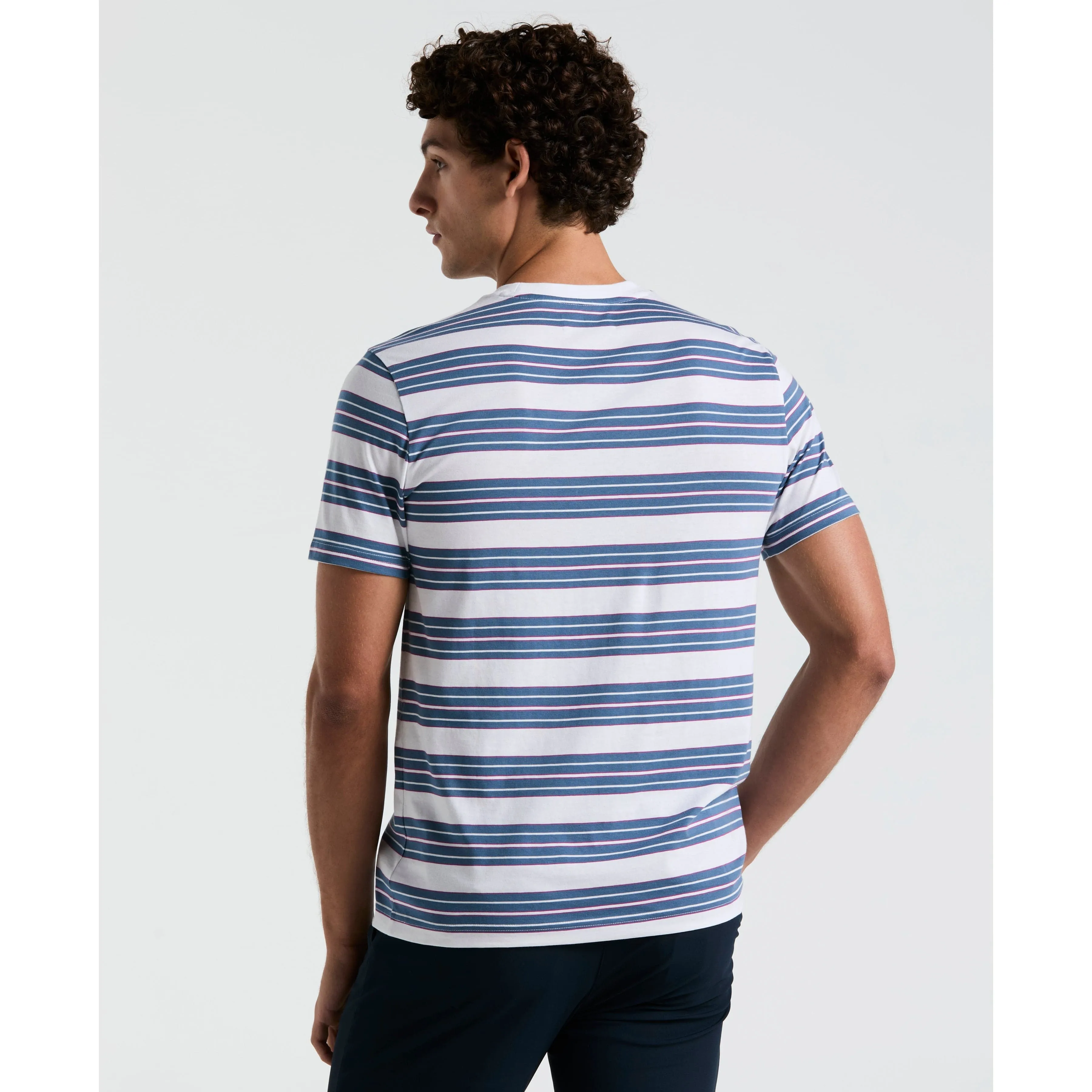Birdseye Pique Chest Striped Tee sold by Original Penguin product image thumbnail 2