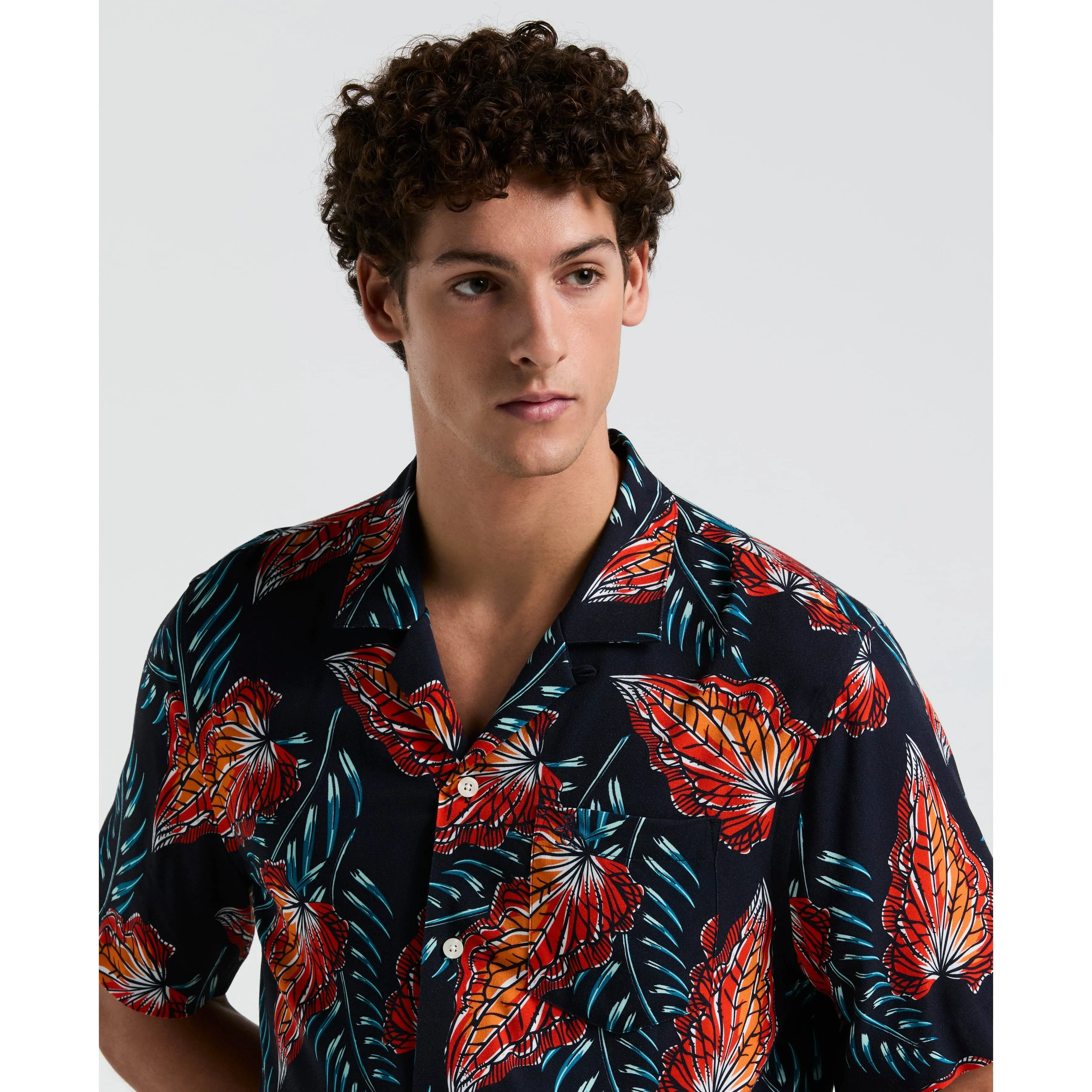 All-Over Leaves Print Shirt sold by Original Penguin product image thumbnail 3