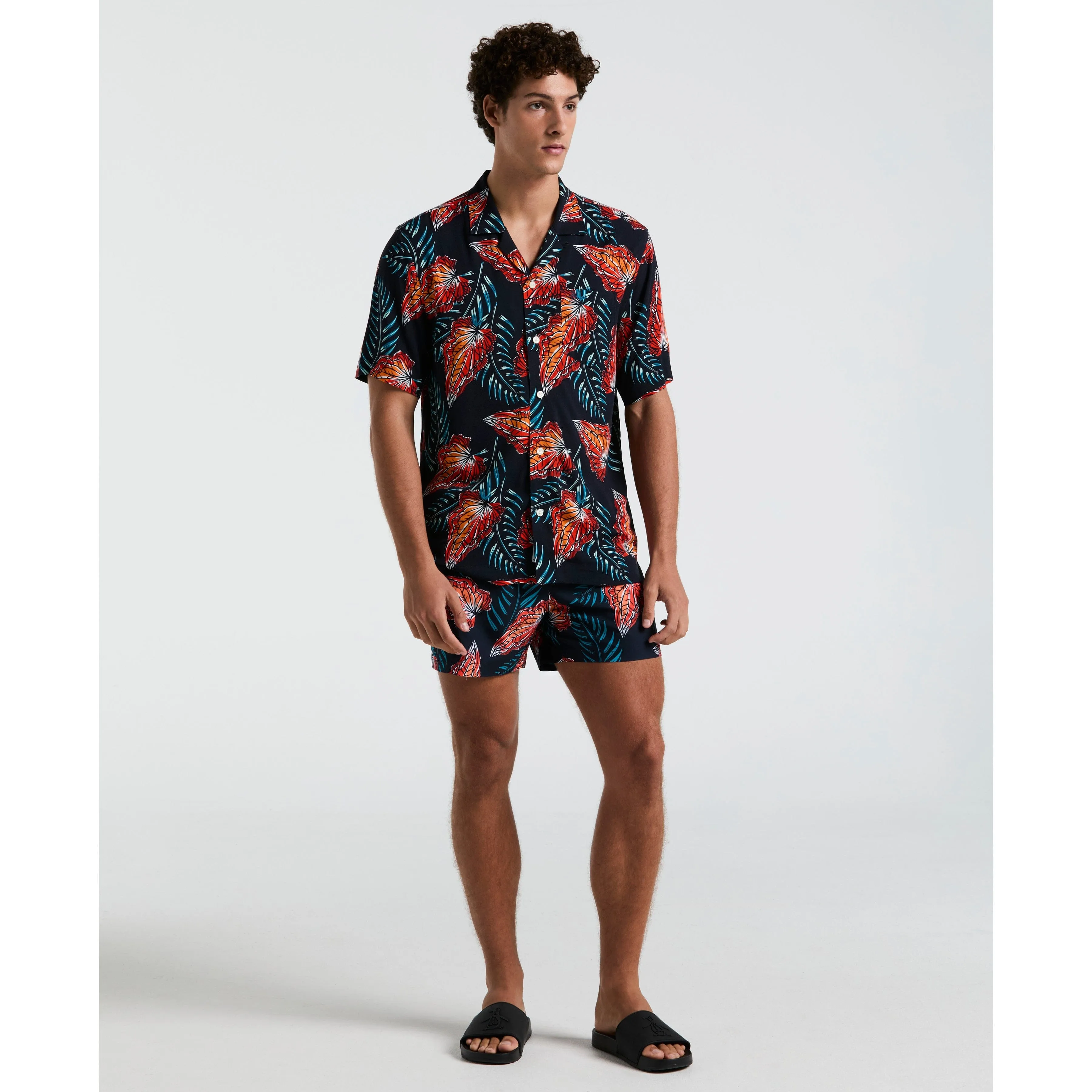 All-Over Leaves Print Shirt sold by Original Penguin product image thumbnail 4