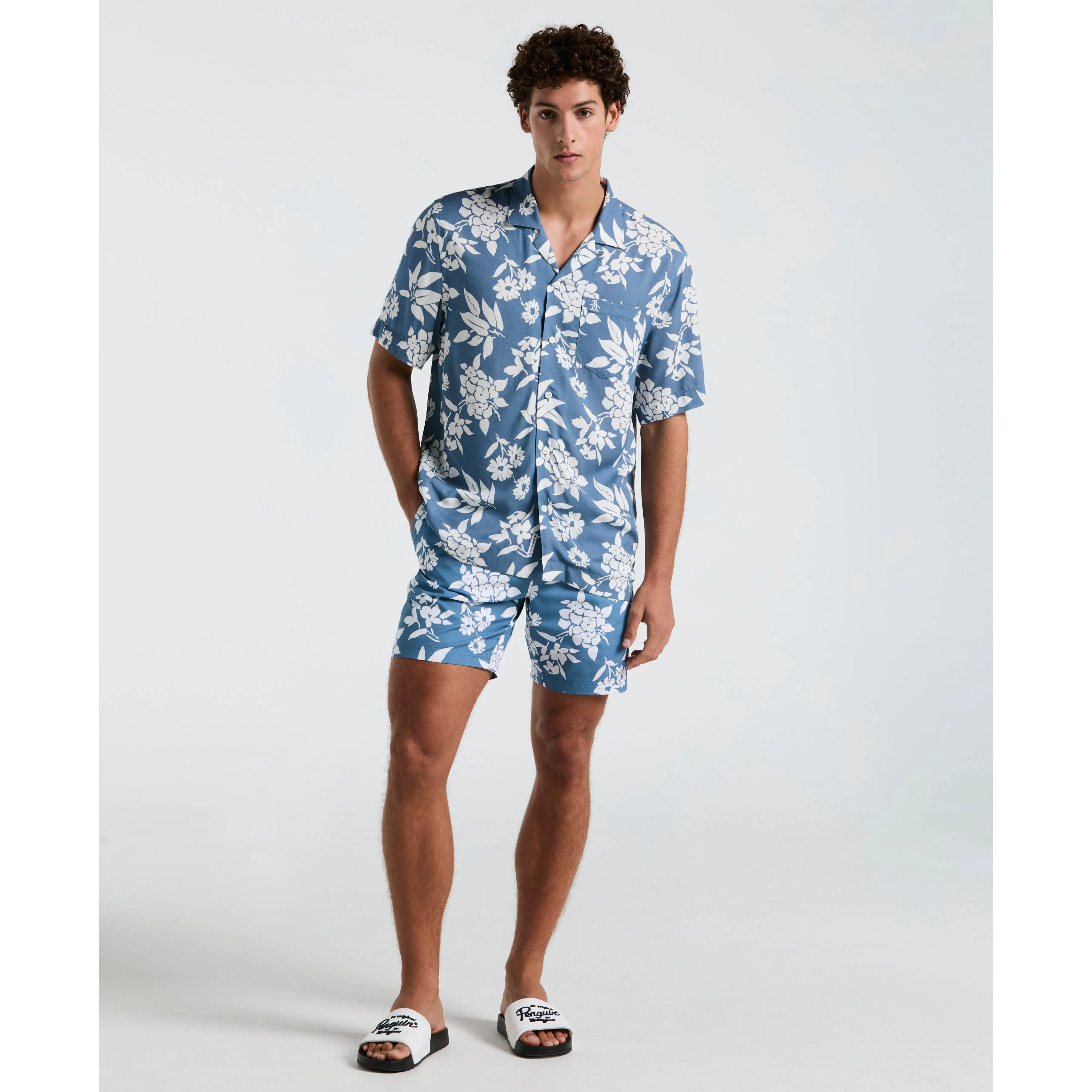 All-Over Palm Leaf Print Shirt sold by Original Penguin product image thumbnail 4