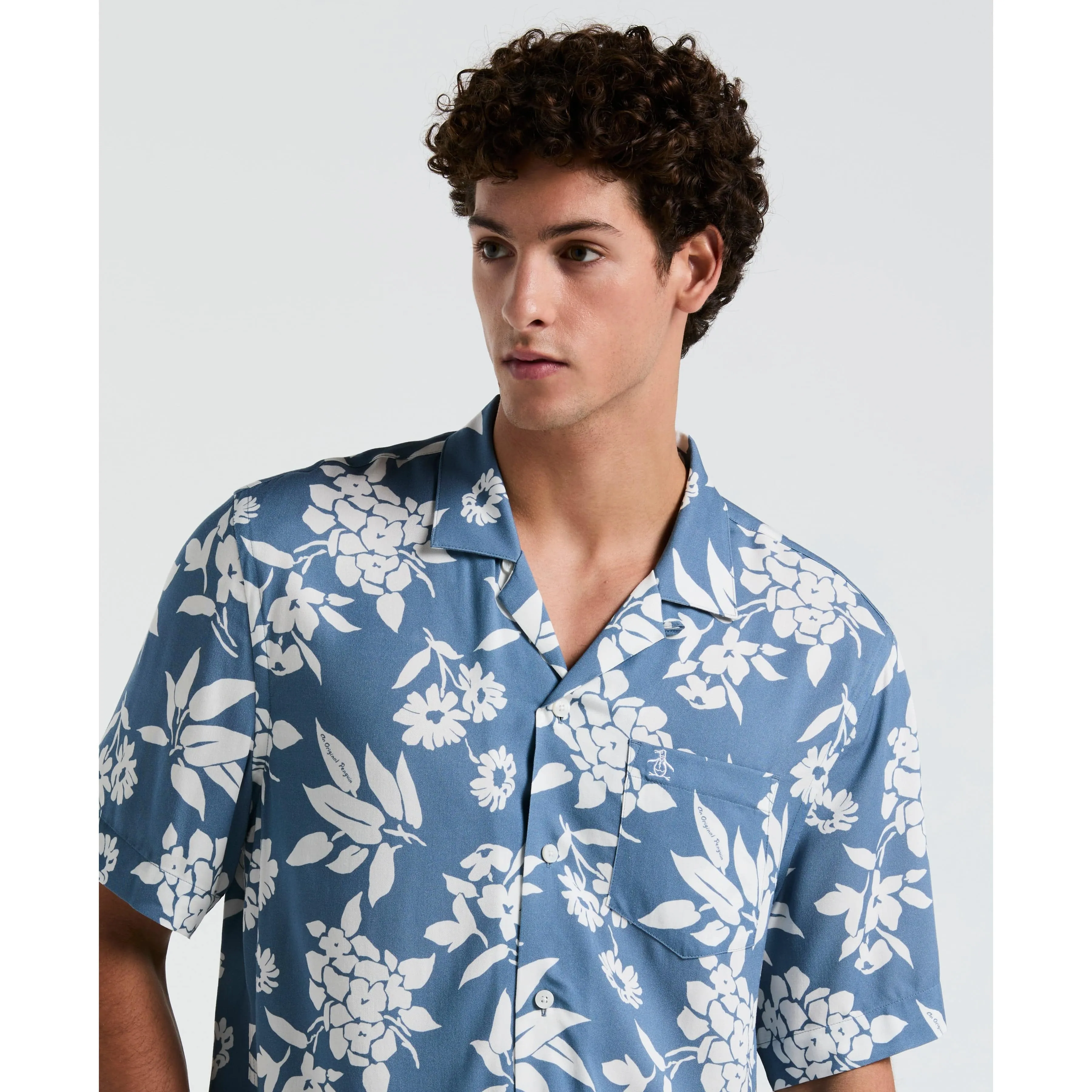 All-Over Palm Leaf Print Shirt sold by Original Penguin product image thumbnail 3