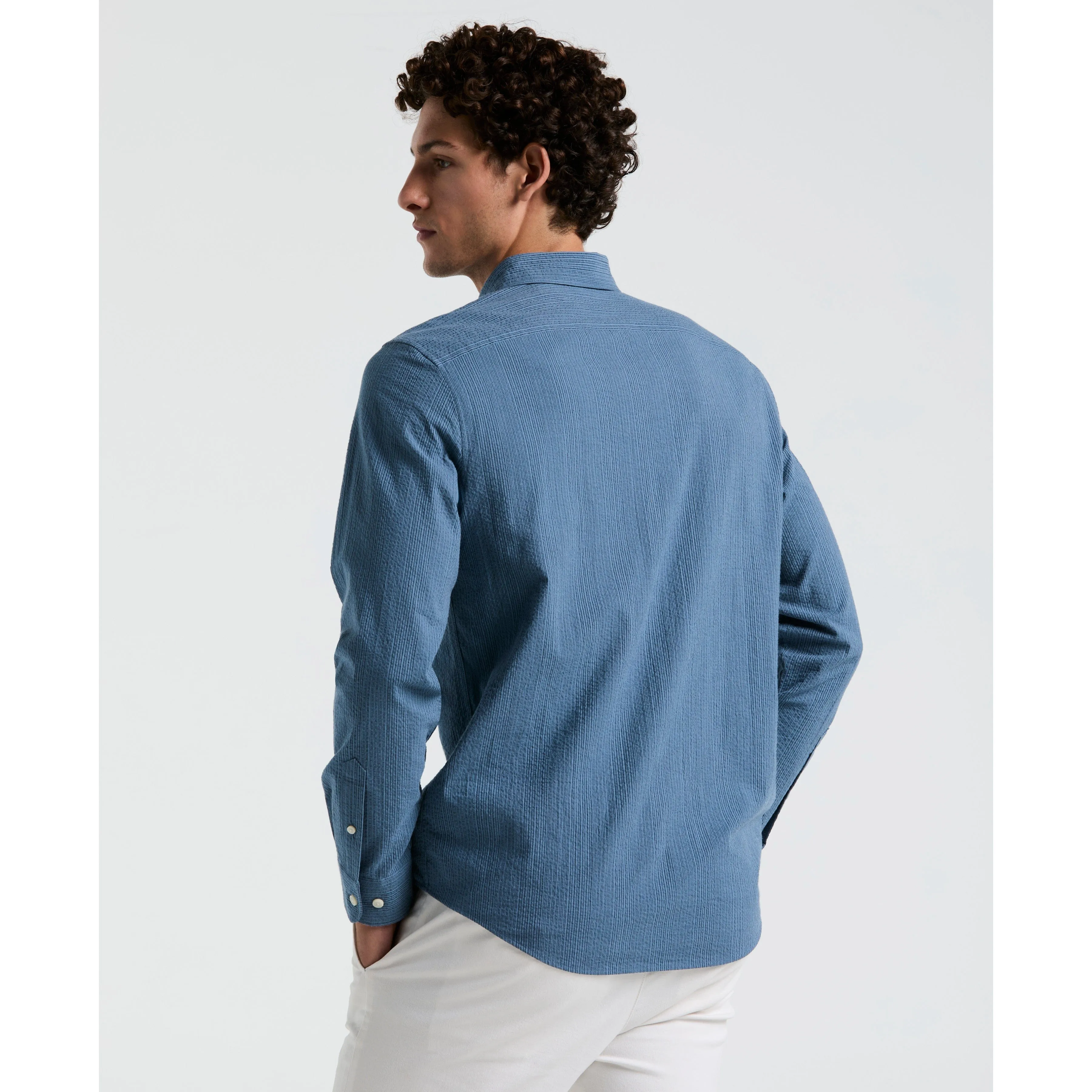 Seersucker Stripe Shirt sold by Original Penguin product image thumbnail 2