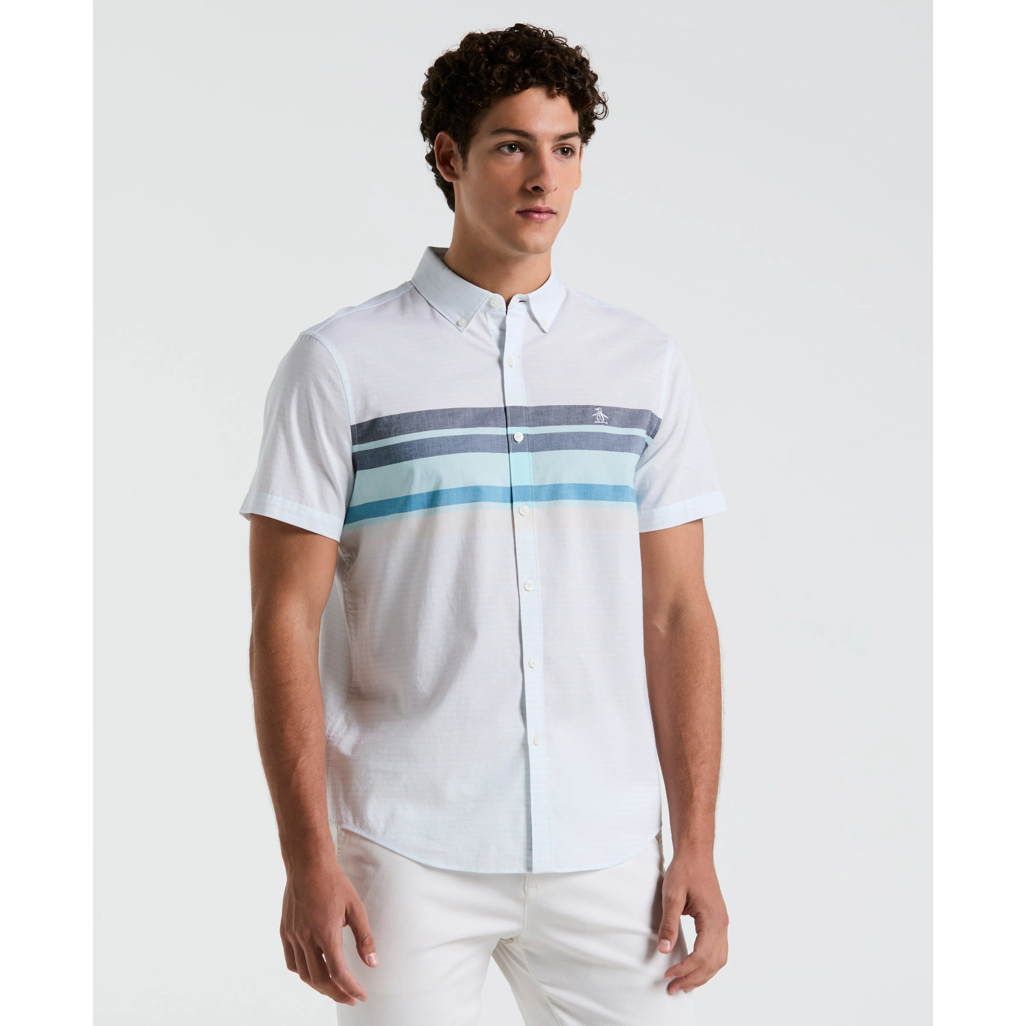 Lawn Chest Stripe Shirt sold by Original Penguin