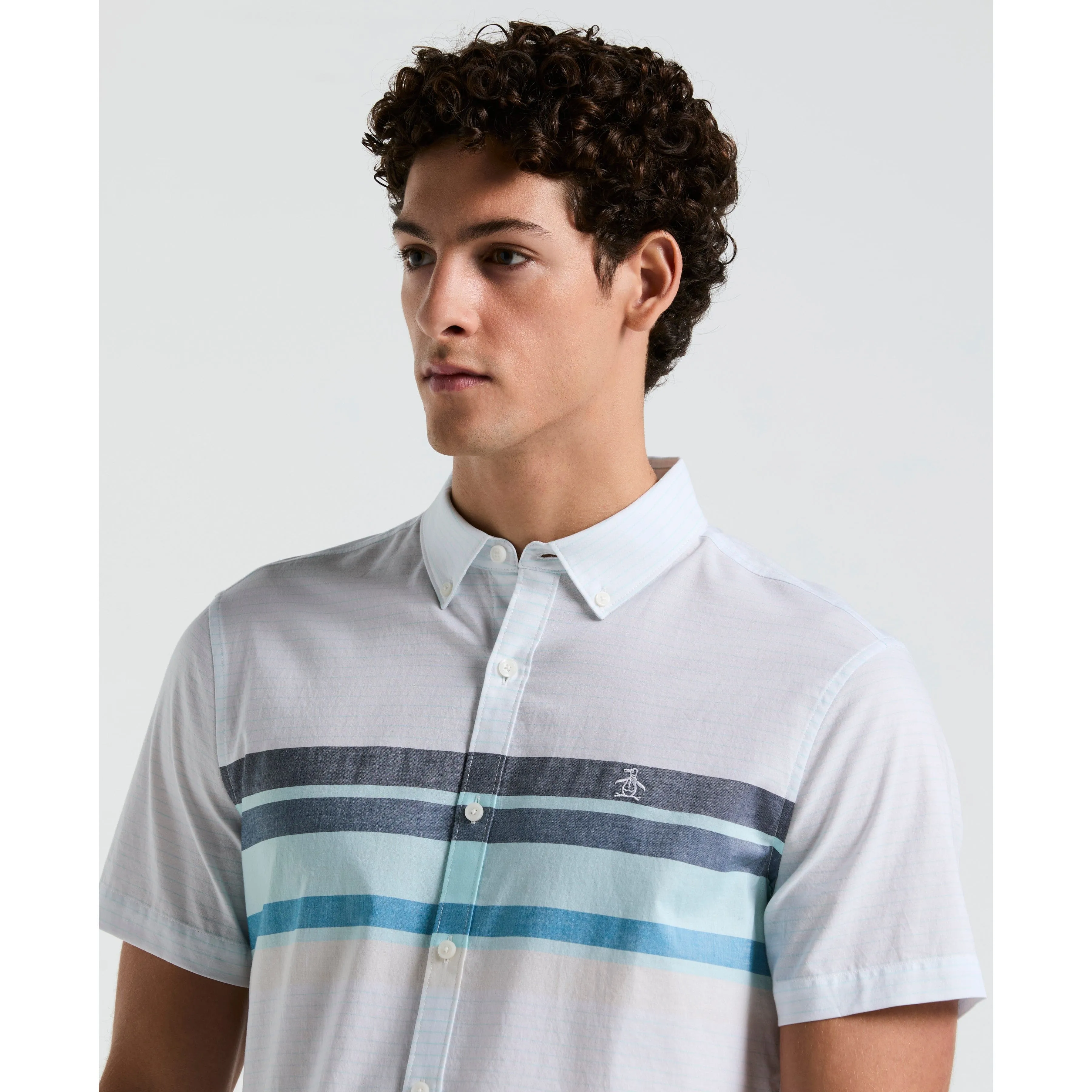 Lawn Chest Stripe Shirt sold by Original Penguin product image thumbnail 3