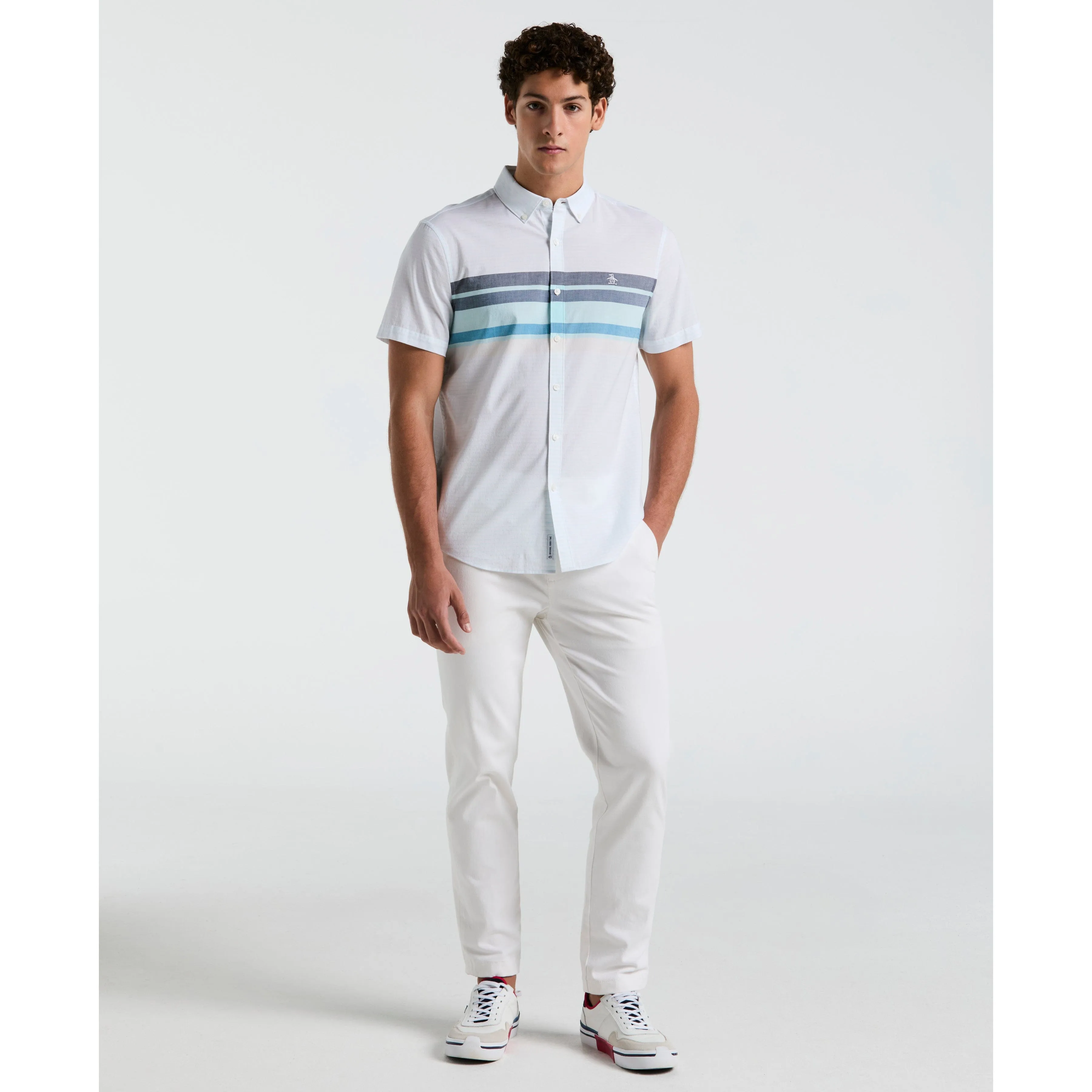 Lawn Chest Stripe Shirt sold by Original Penguin product image thumbnail 4