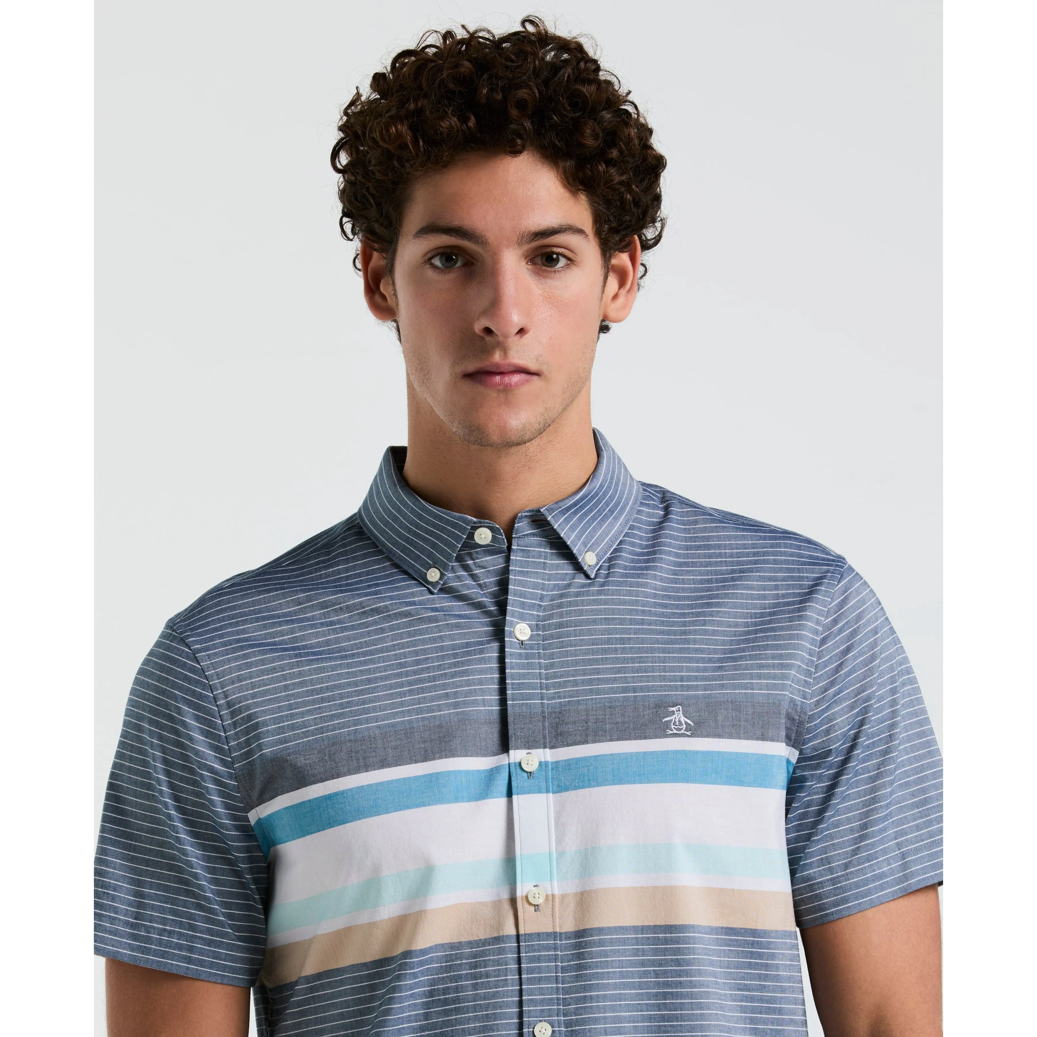 Lawn Chest Stripe Shirt sold by Original Penguin product image thumbnail 3