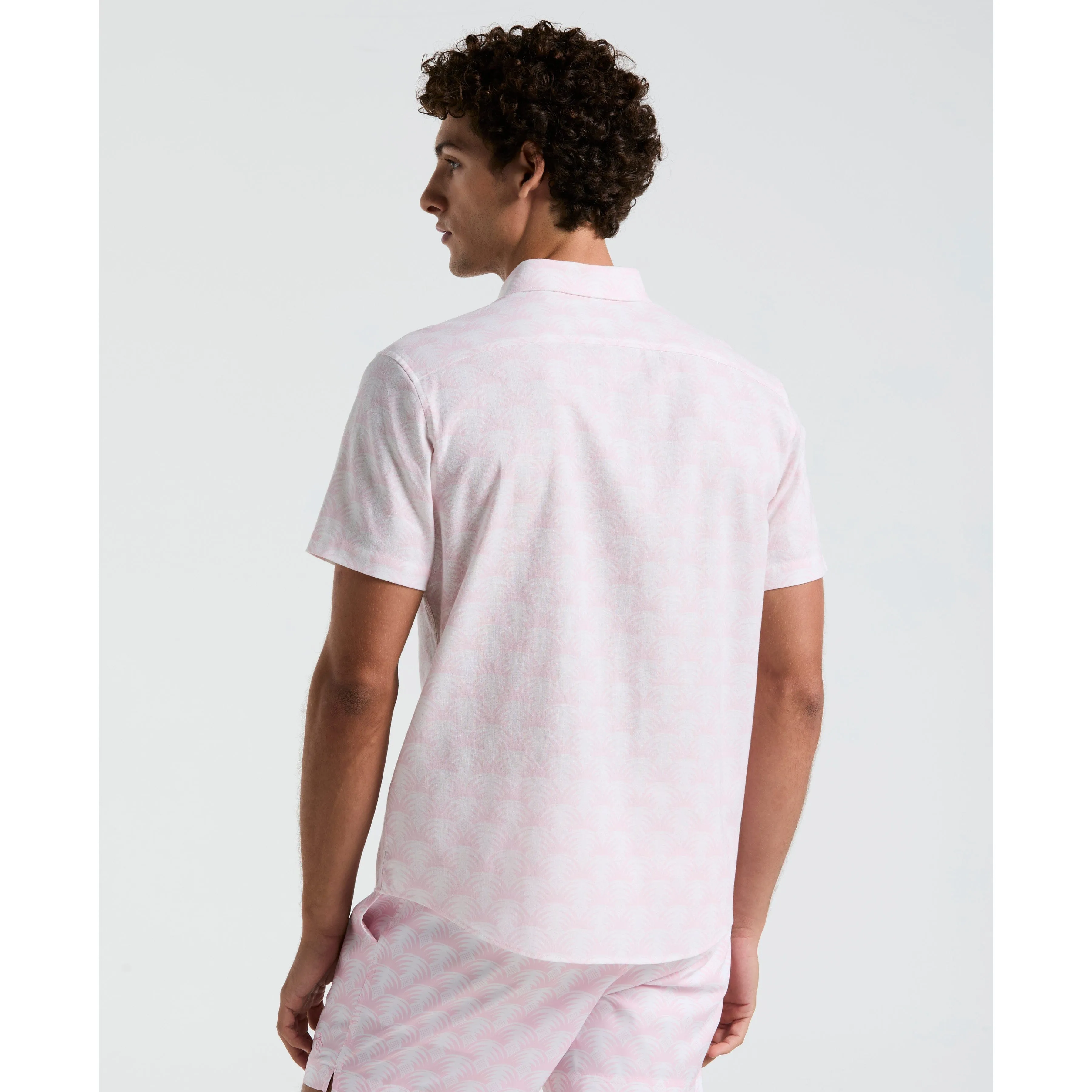 Linen All-Over Geo Palms Print Shirt sold by Original Penguin product image thumbnail 2