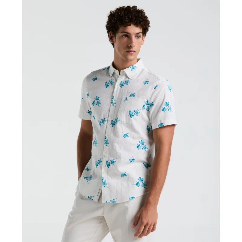 EcoVero™ Blend Floral Print Shirt sold by Original Penguin