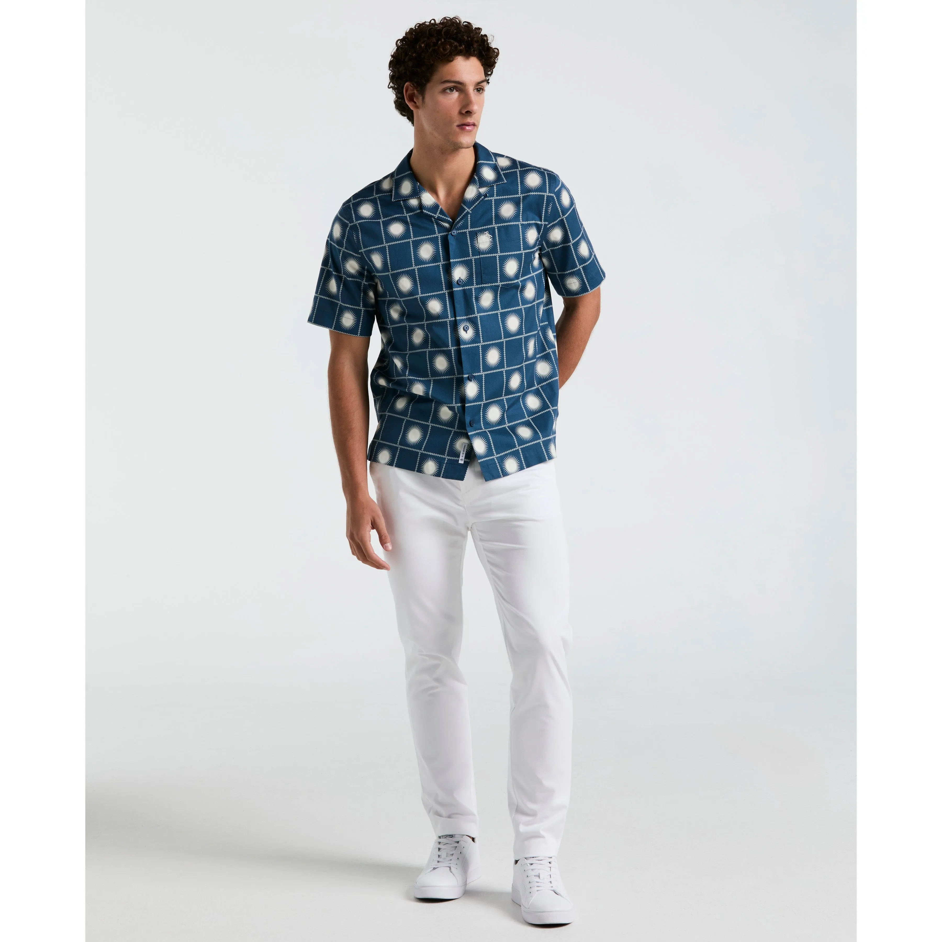 EcoVero™ Blend Sun Check Print Shirt sold by Original Penguin product image thumbnail 4