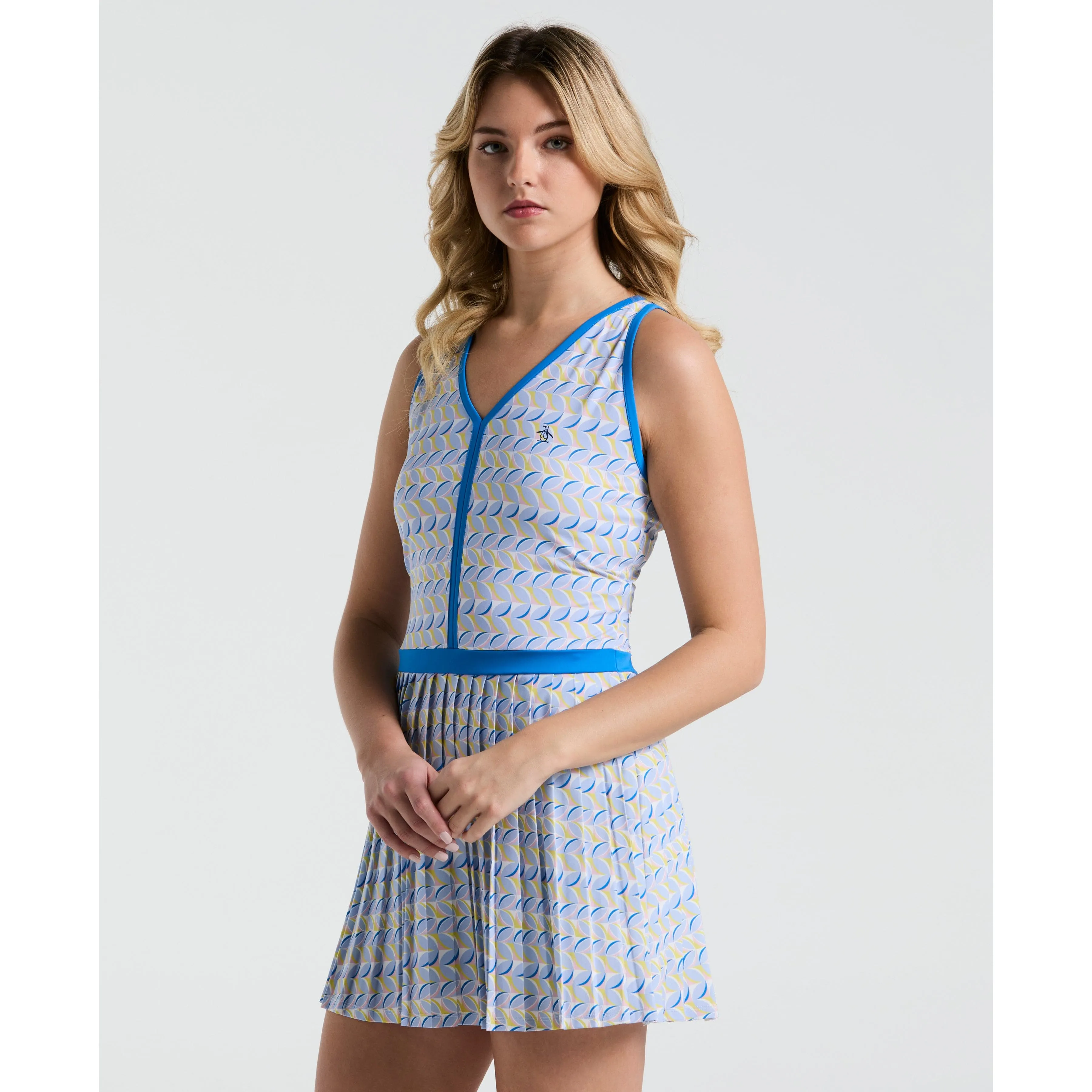 Women's Cut-Out Pleated Tennis Dress sold by Original Penguin