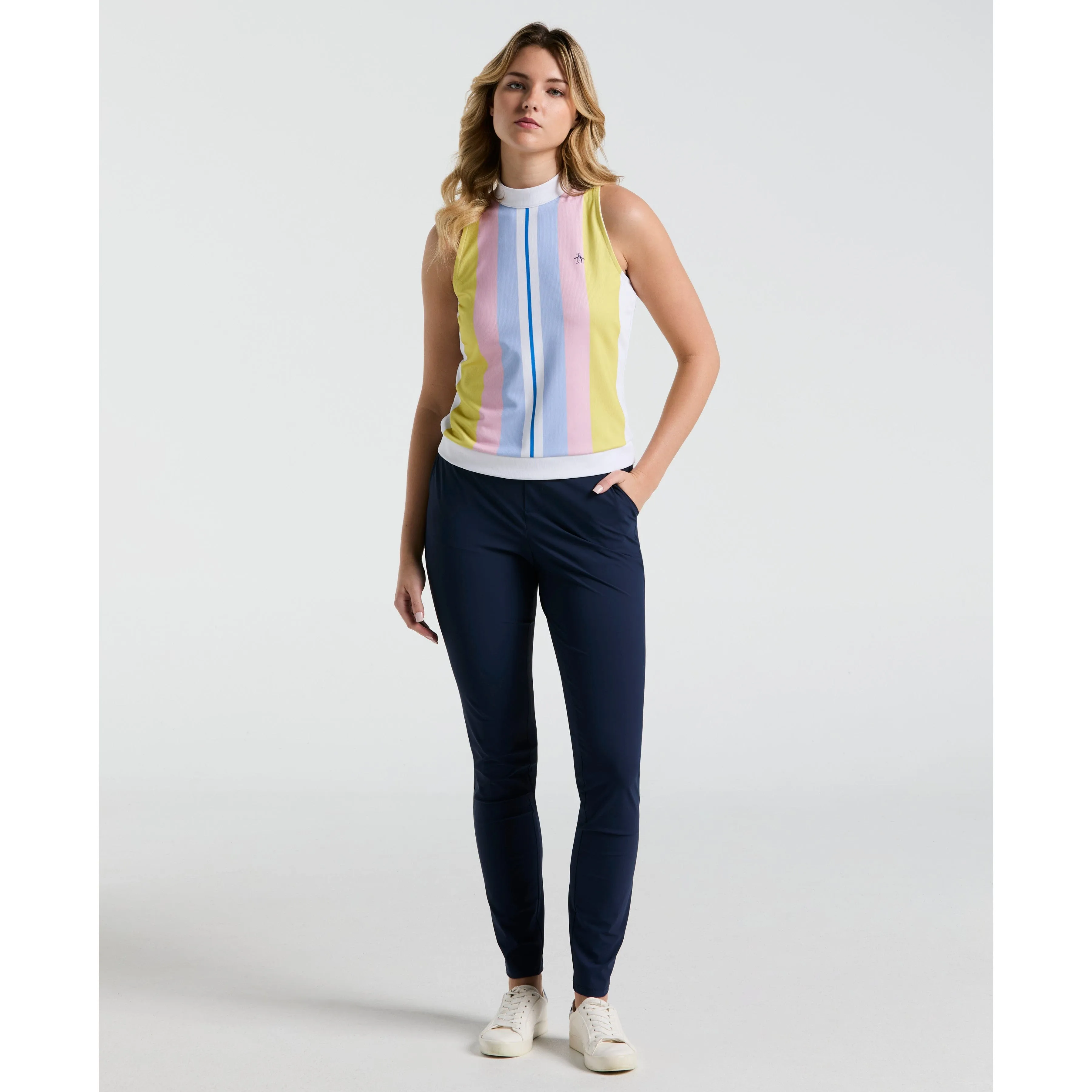 Women's Tennis Striped Ribbed Tank Top sold by Original Penguin product image thumbnail 4