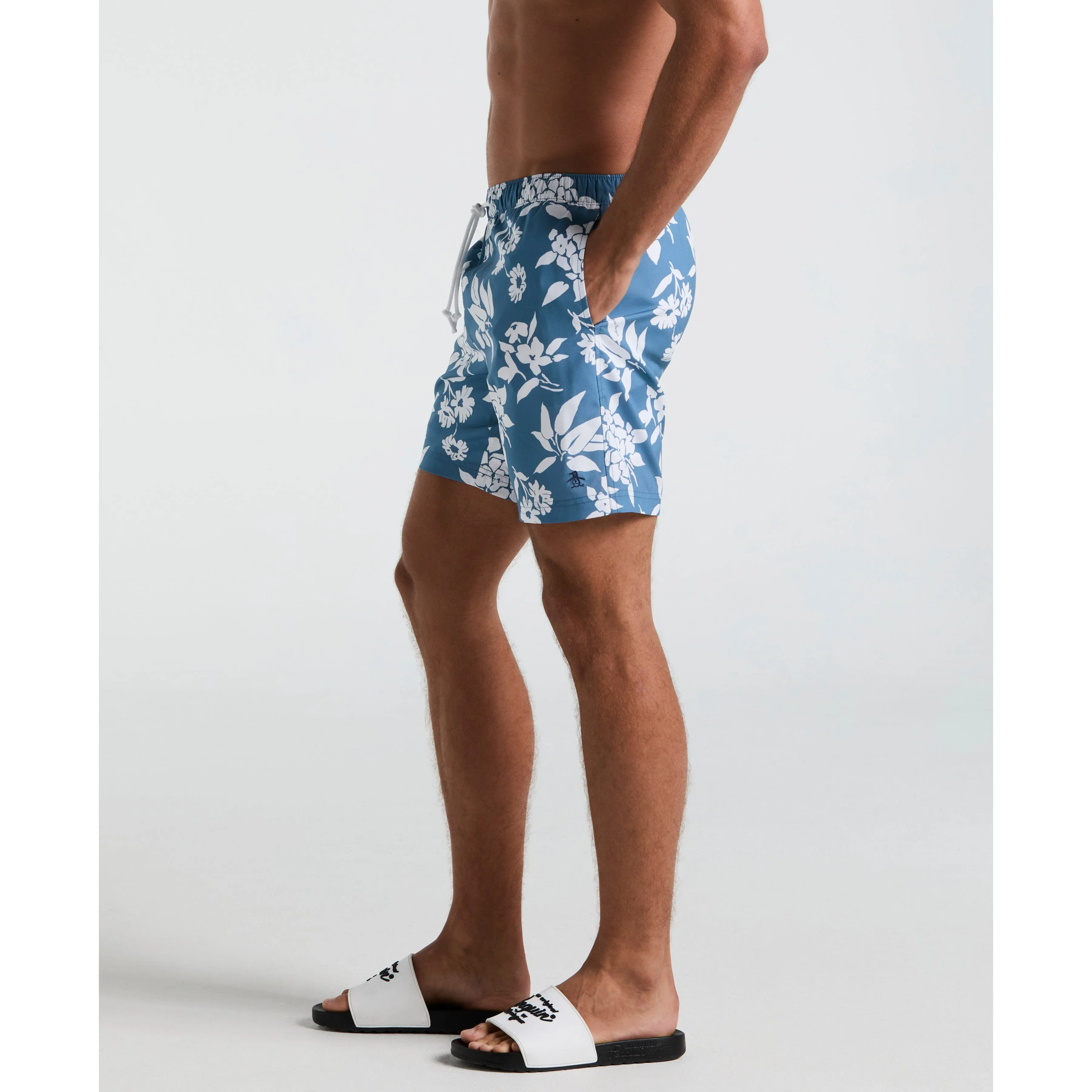 7" All-Over Palm Leaf Print Swim Short sold by Original Penguin product image thumbnail 3