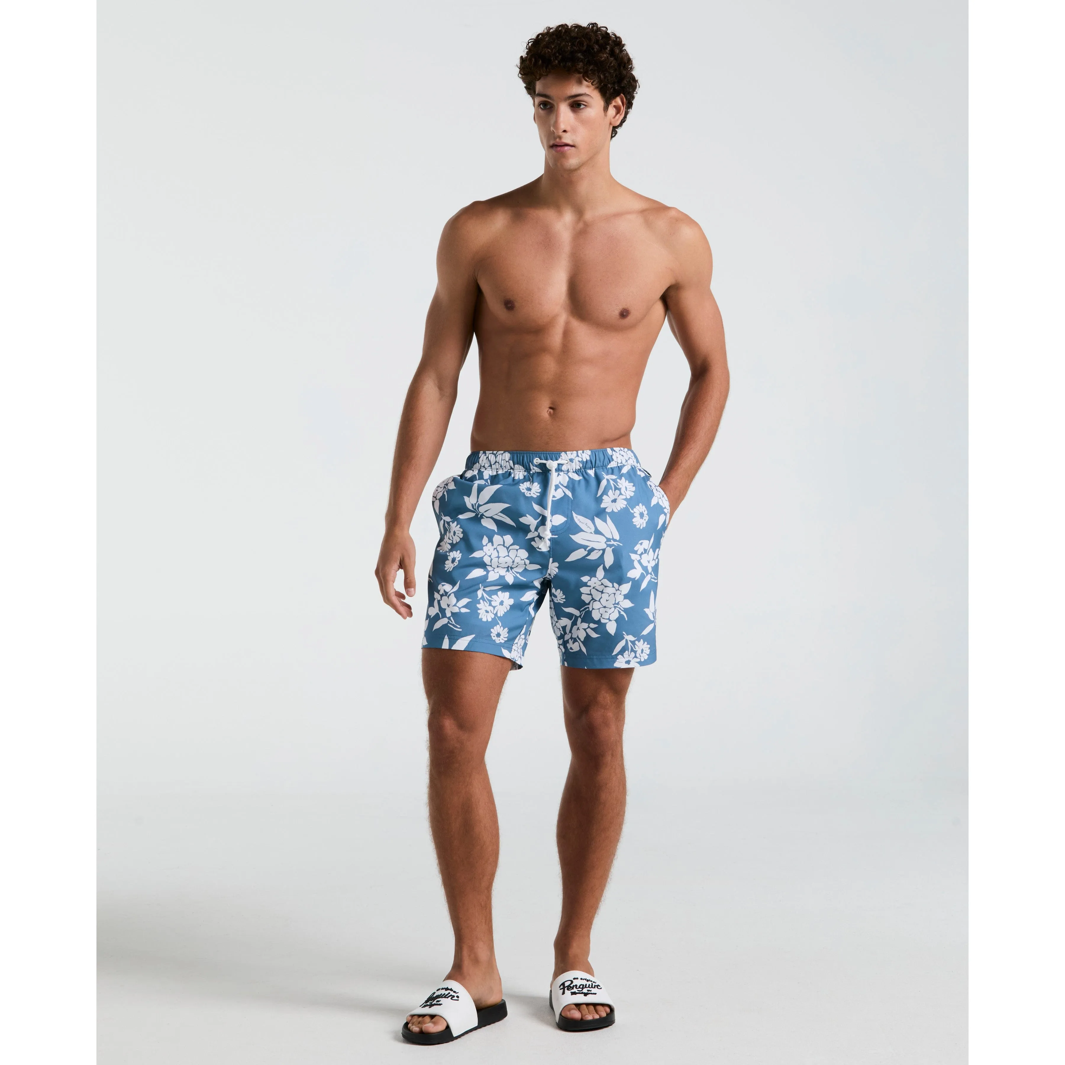 7" All-Over Palm Leaf Print Swim Short sold by Original Penguin product image thumbnail 4
