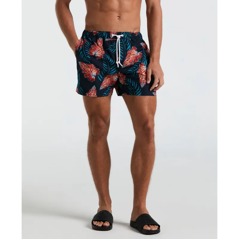 5" All-Over Leaves Print Swim Short sold by Original Penguin