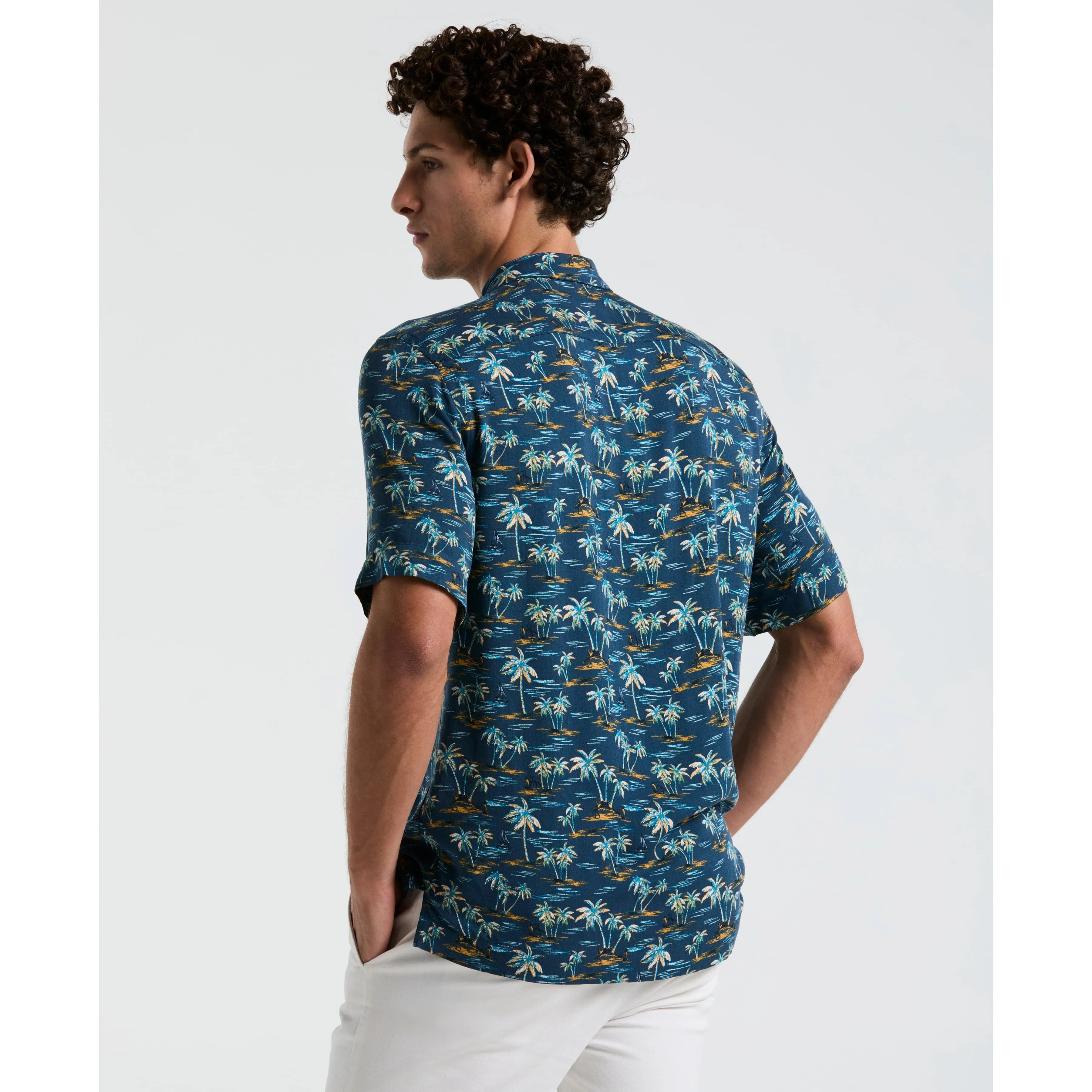All-Over Beach Palms Print Shirt sold by Original Penguin product image thumbnail 2
