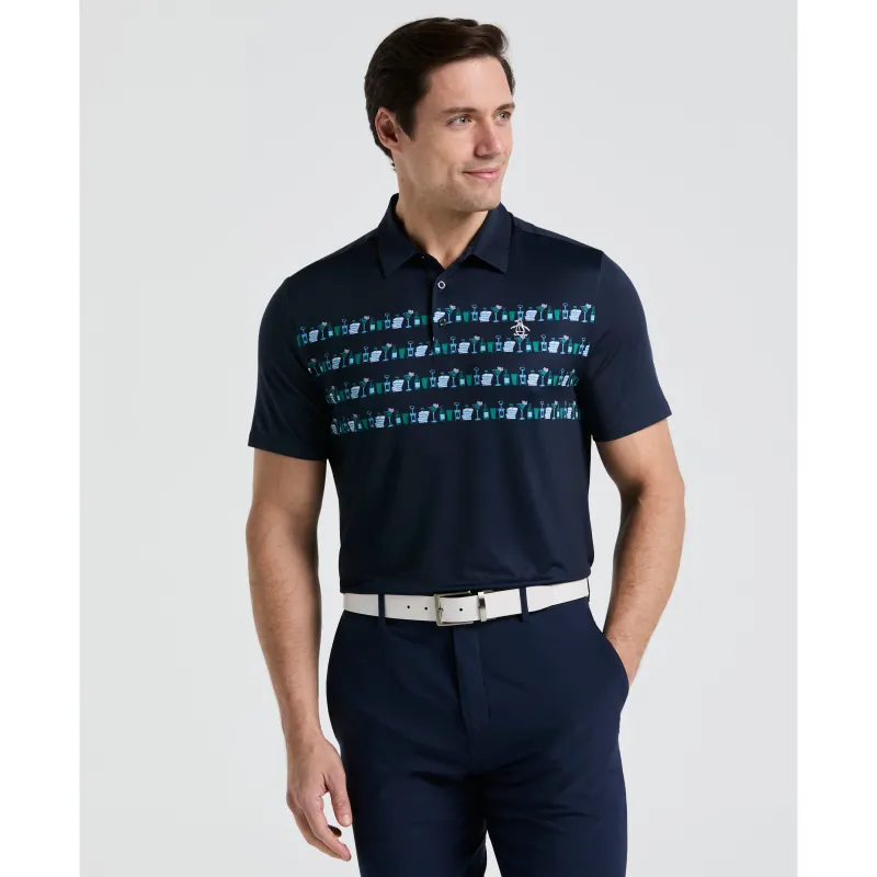 Engineered Cocktail Novelty Golf Polo sold by Original Penguin