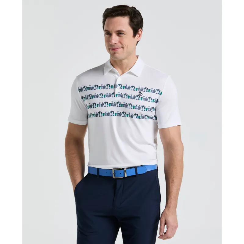 Engineered Cocktail Novelty Golf Polo sold by Original Penguin