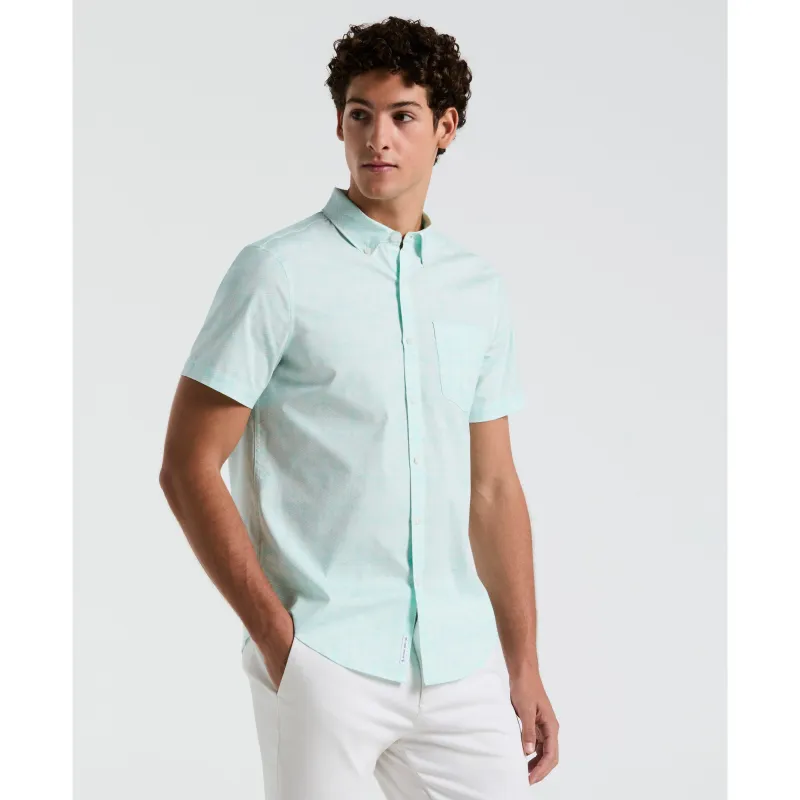 Poplin All-Over Geo Print Shirt sold by Original Penguin