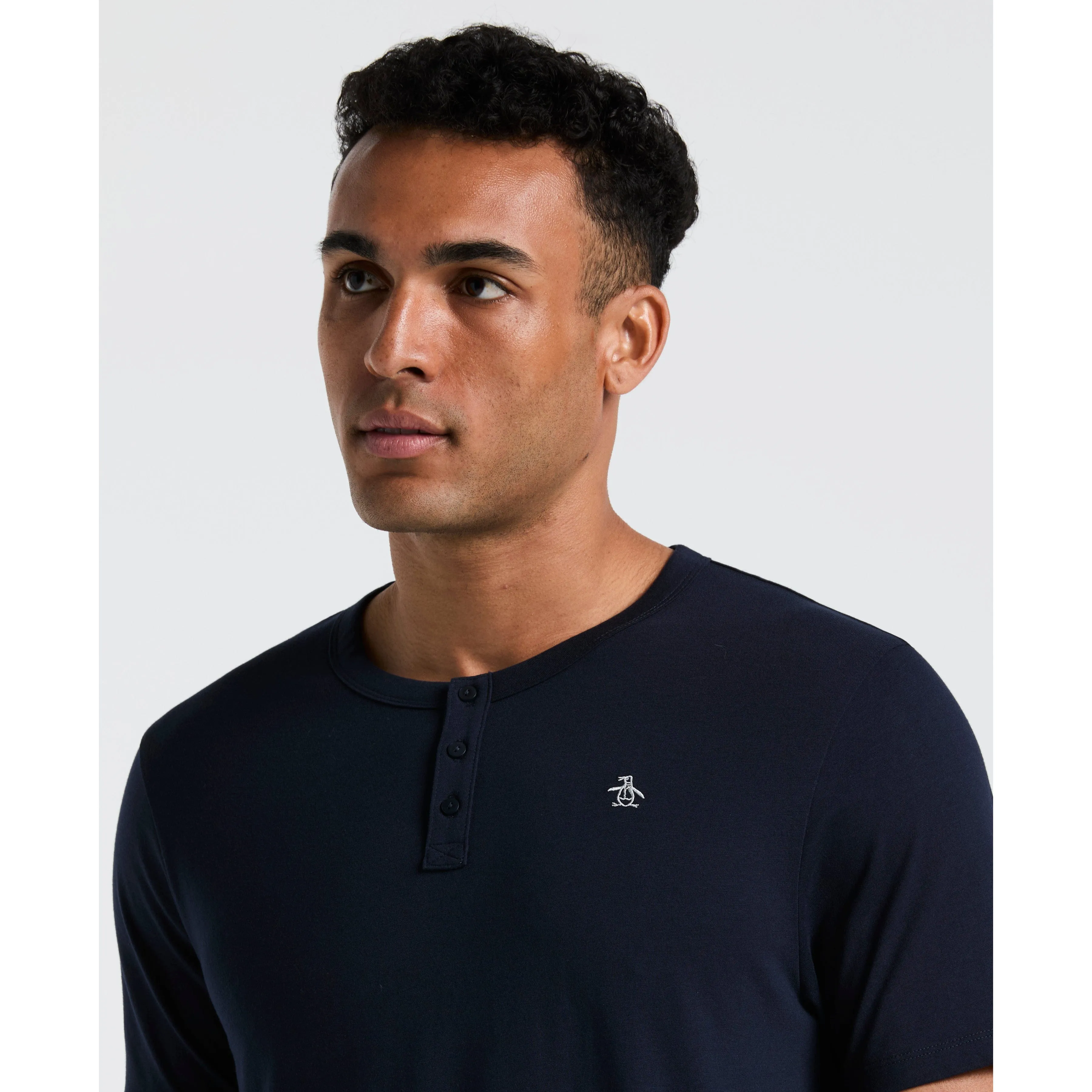 Short Sleeve Henley Shirt sold by Original Penguin product image thumbnail 3