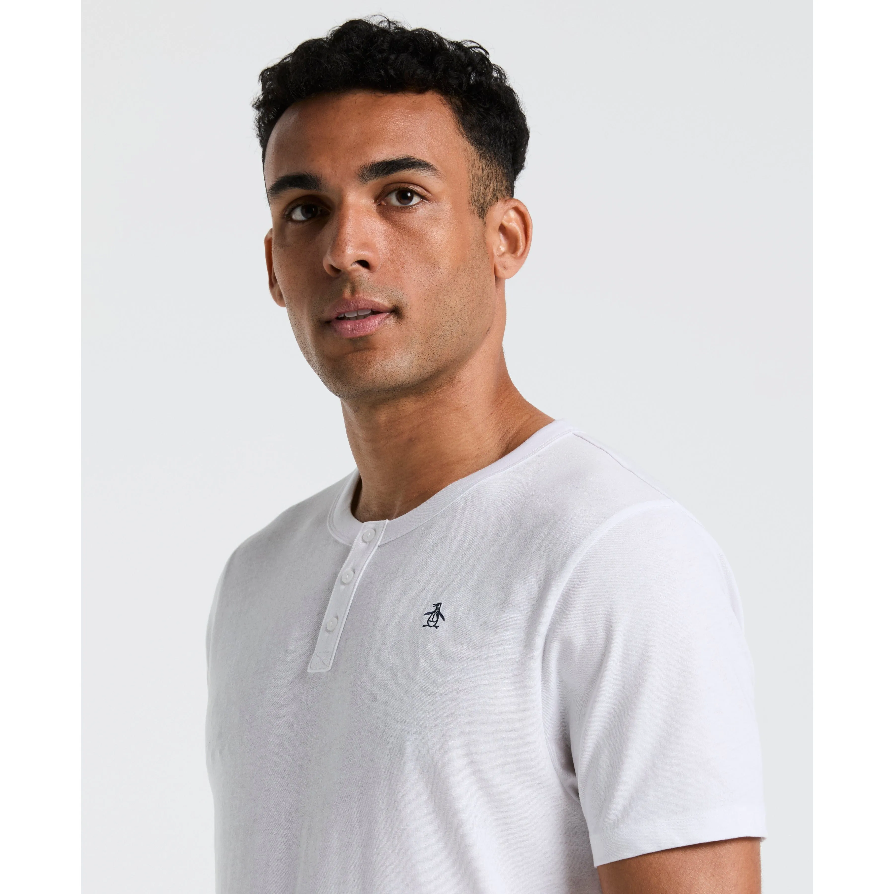 Short Sleeve Henley Shirt sold by Original Penguin product image thumbnail 3