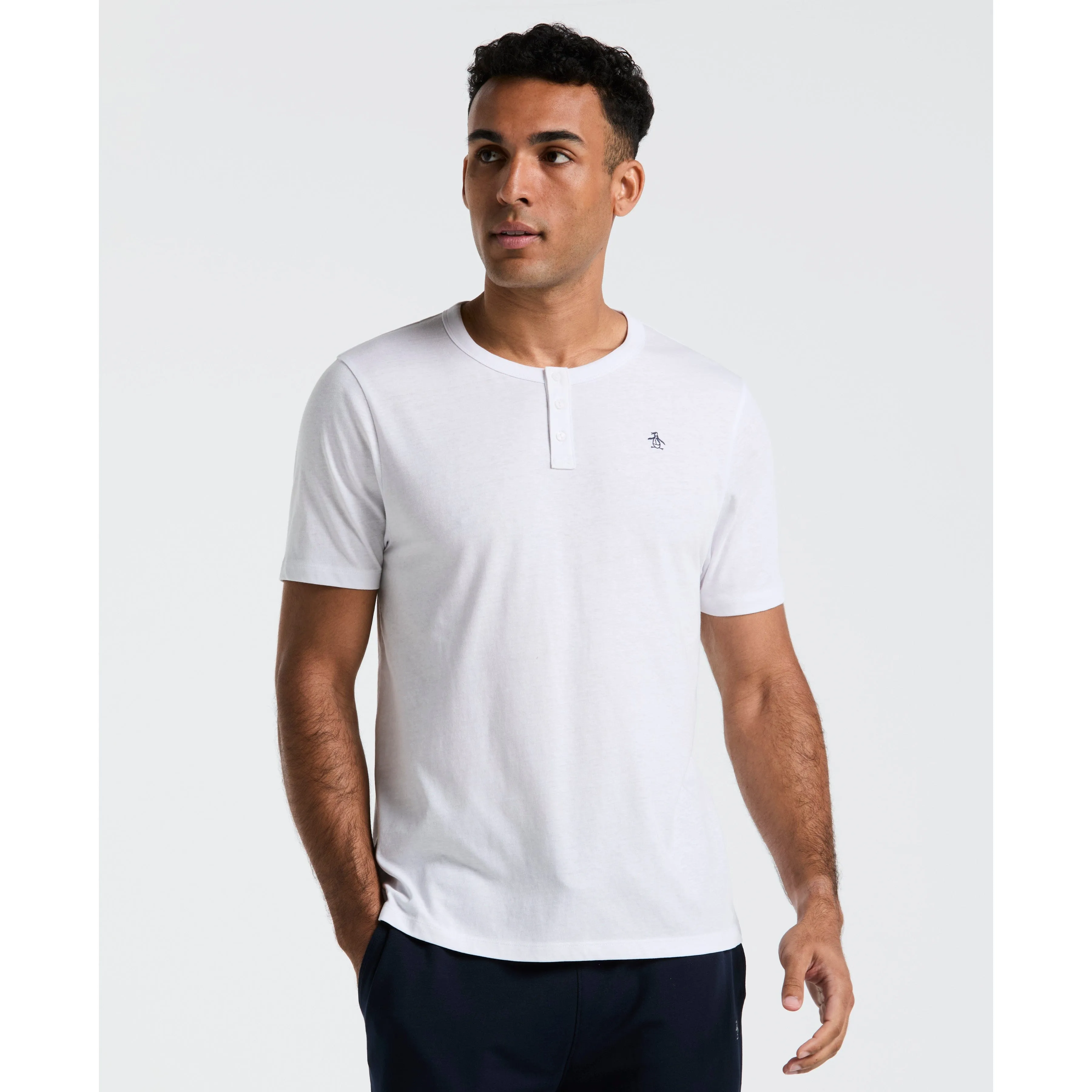 Short Sleeve Henley Shirt sold by Original Penguin