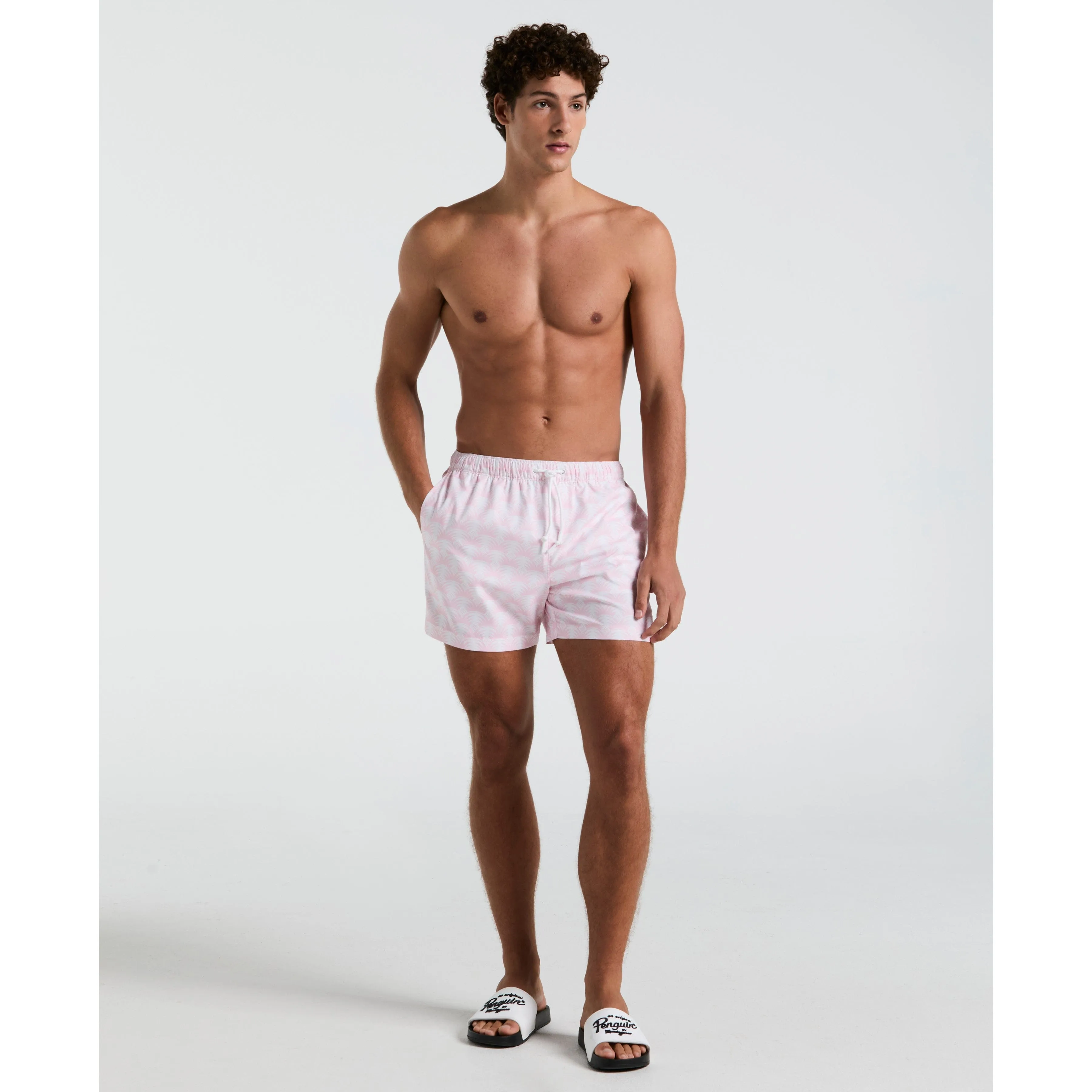 5" All-Over Geo Palms Print Swim Short sold by Original Penguin product image thumbnail 4