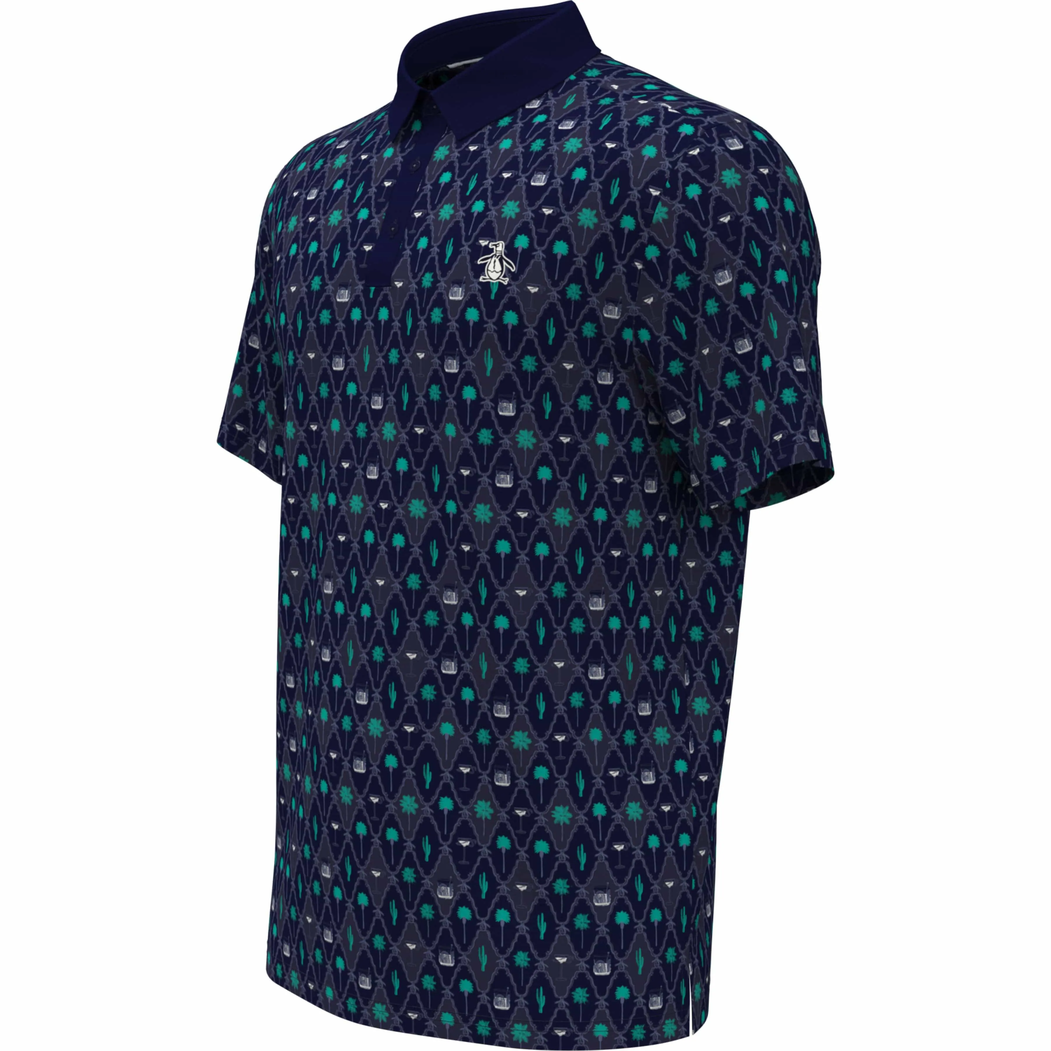 All-Over Cocktail Print Earl™ Golf Polo sold by Original Penguin product image thumbnail 3