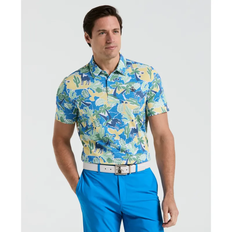 All-Over Ibiza Print Earl™ Golf Polo sold by Original Penguin