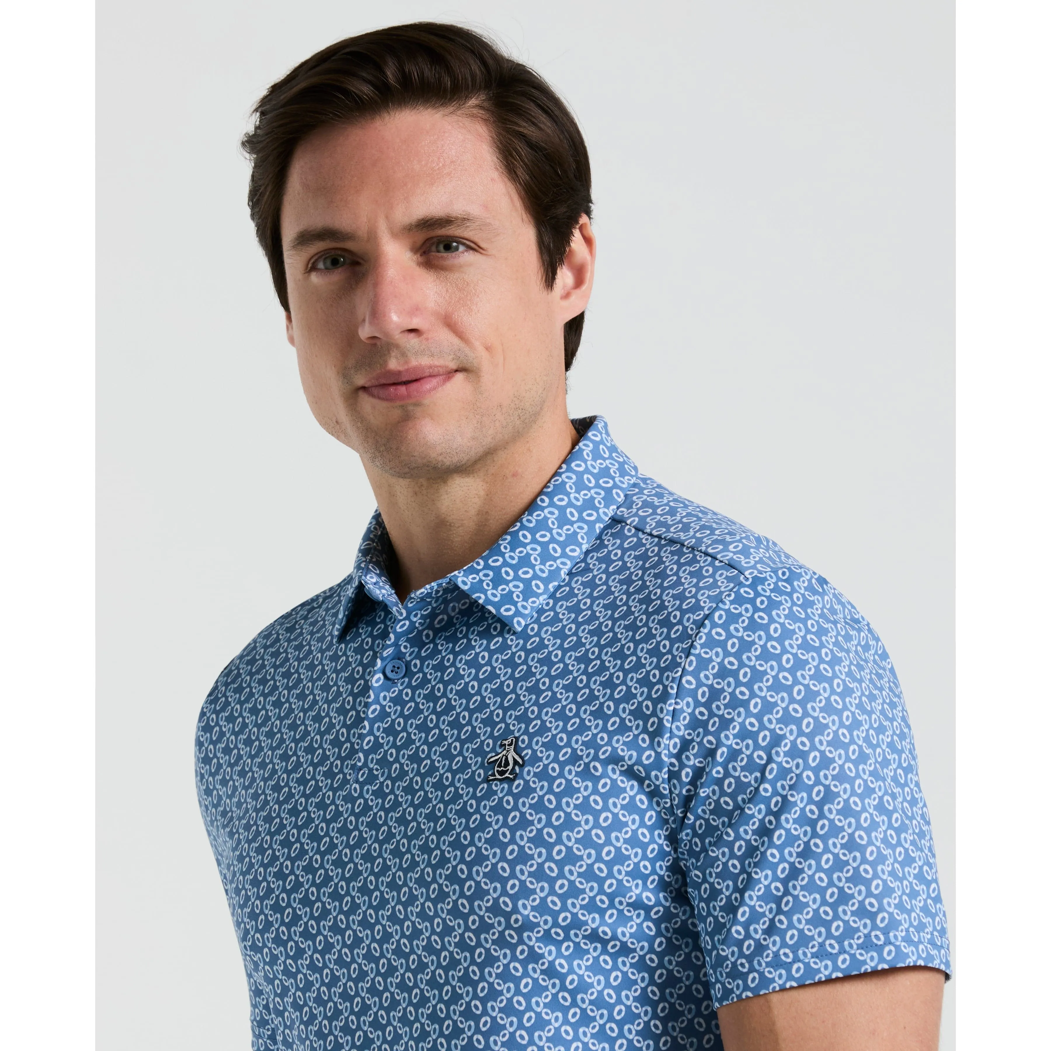 All-Over Lifesaver Print Golf Polo sold by Original Penguin product image thumbnail 3