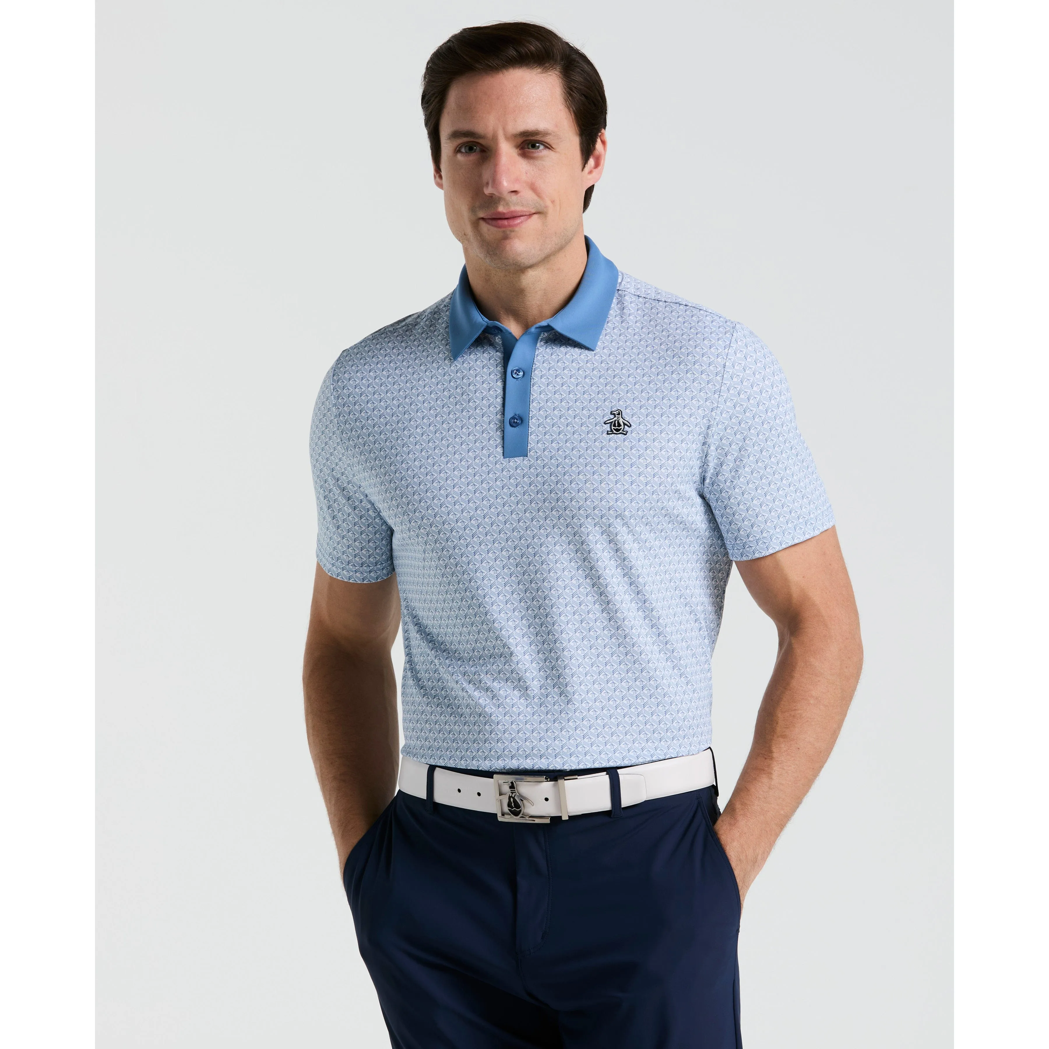Pete's Tee Time Golf Polo sold by Original Penguin