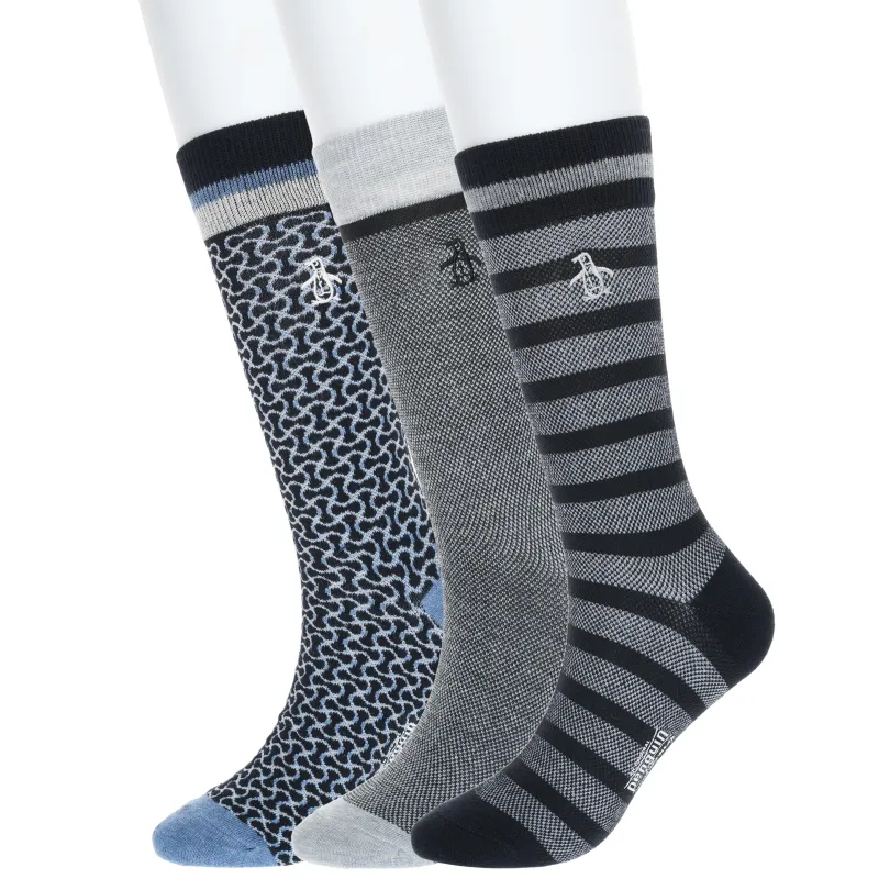 3 Pack Janson Geo Dress Socks sold by Original Penguin