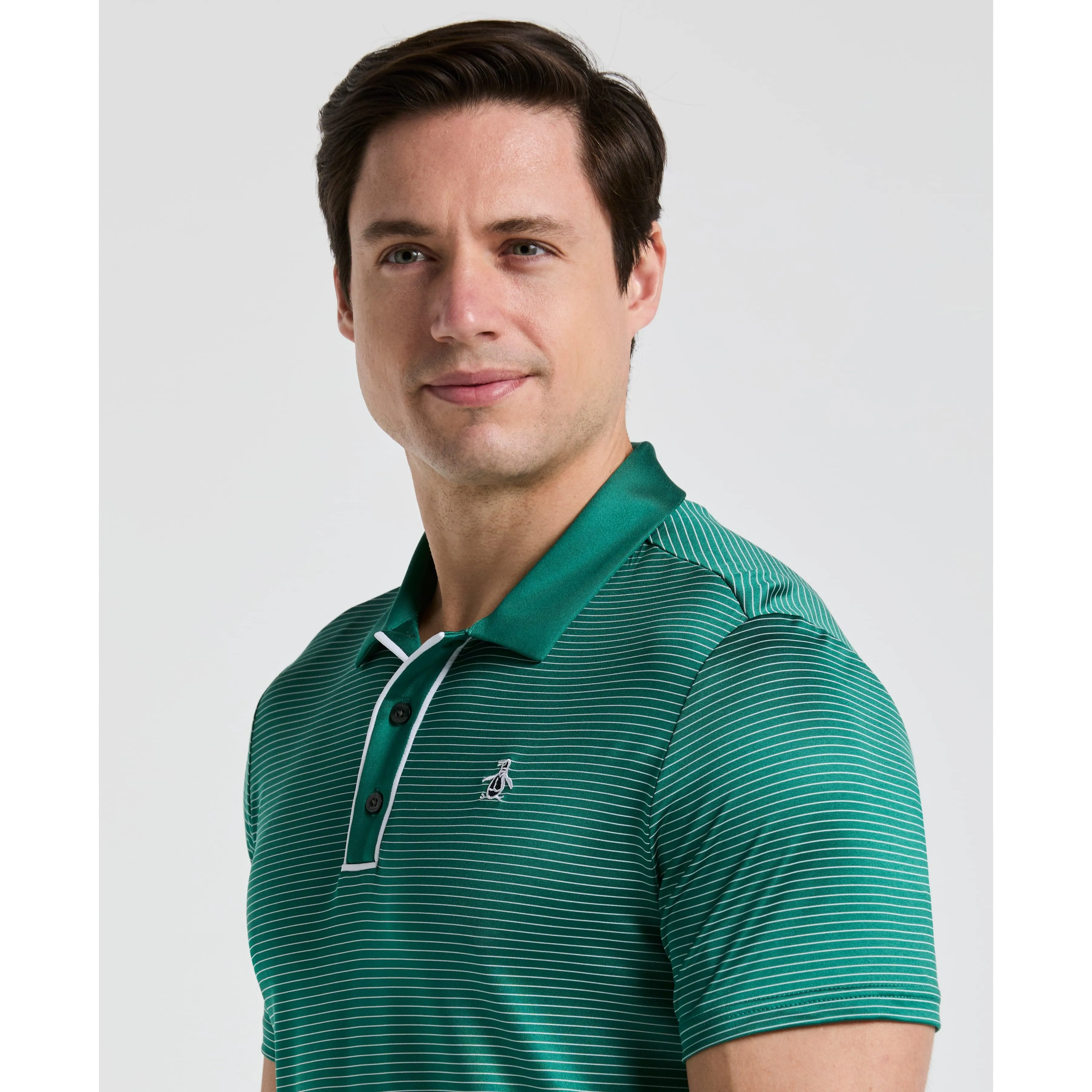 Short Sleeve Stripe Golf Polo sold by Original Penguin product image thumbnail 3