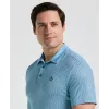Heritage Herringbone Print Golf Polo sold by Original Penguin