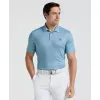 Heritage Herringbone Print Golf Polo sold by Original Penguin