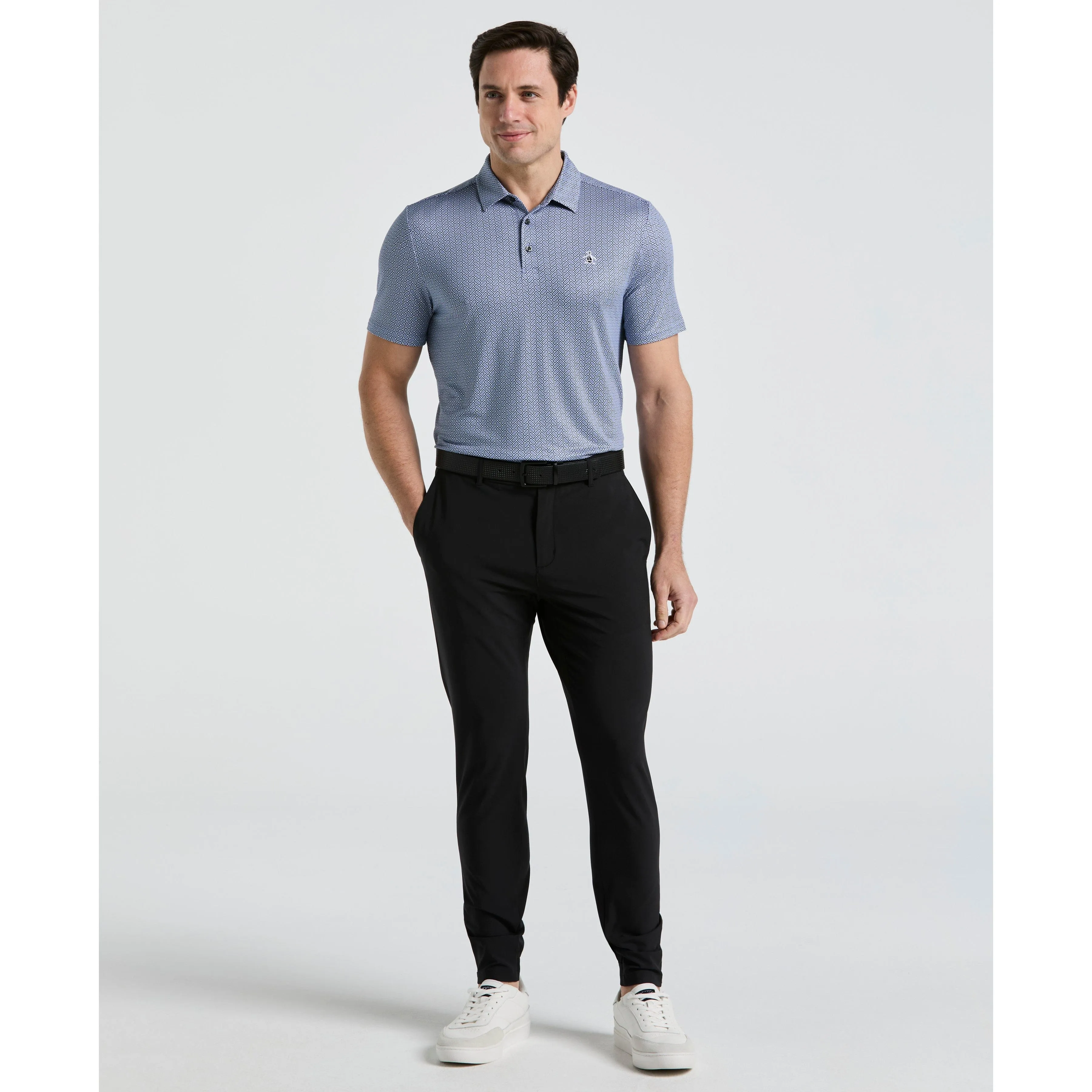 Heritage Herringbone Print Golf Polo sold by Original Penguin product image thumbnail 4