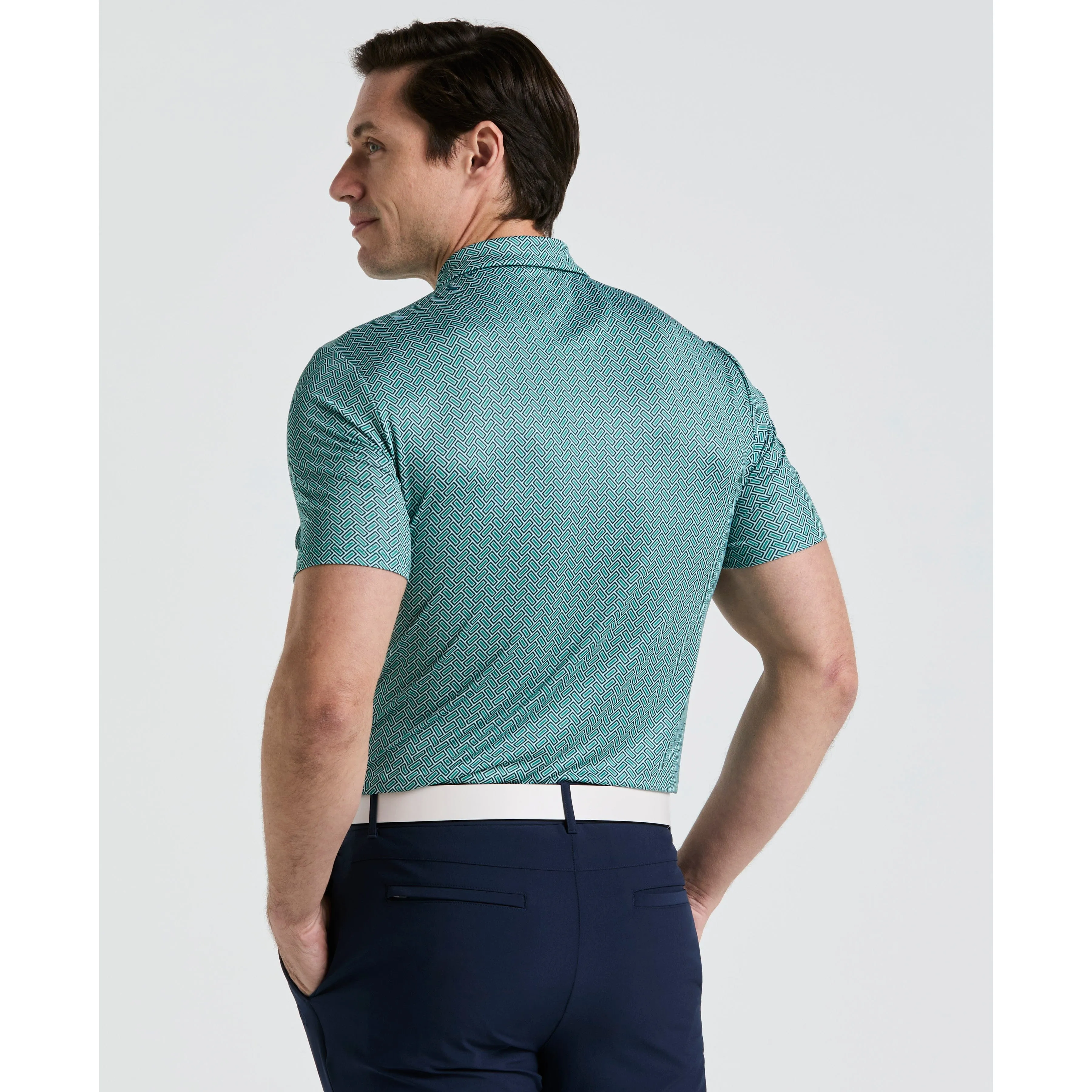 Heritage Herringbone Print Golf Polo sold by Original Penguin product image thumbnail 2