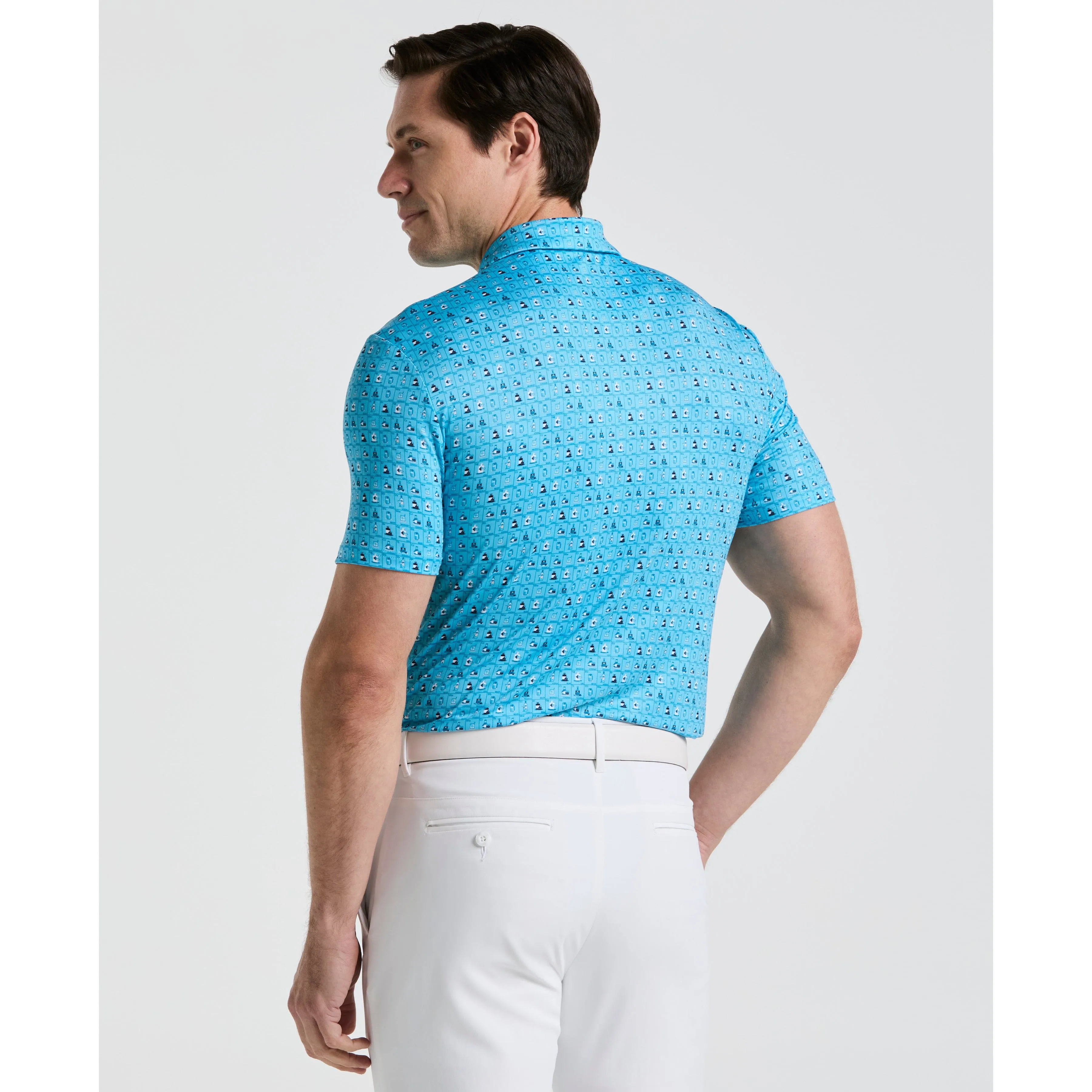 19th Hole Windowpane Print Golf Polo sold by Original Penguin product image thumbnail 2
