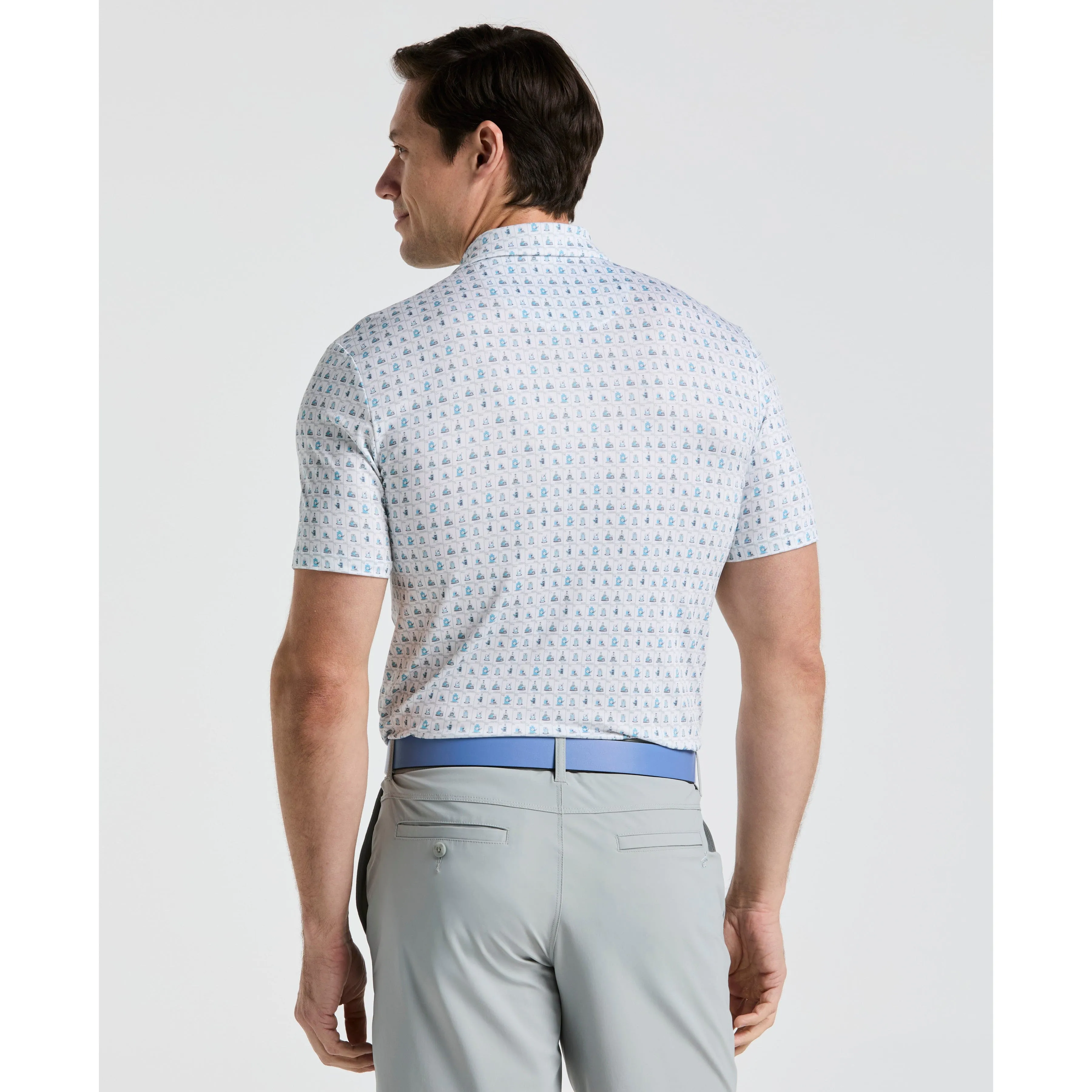 19th Hole Windowpane Print Golf Polo sold by Original Penguin product image thumbnail 2