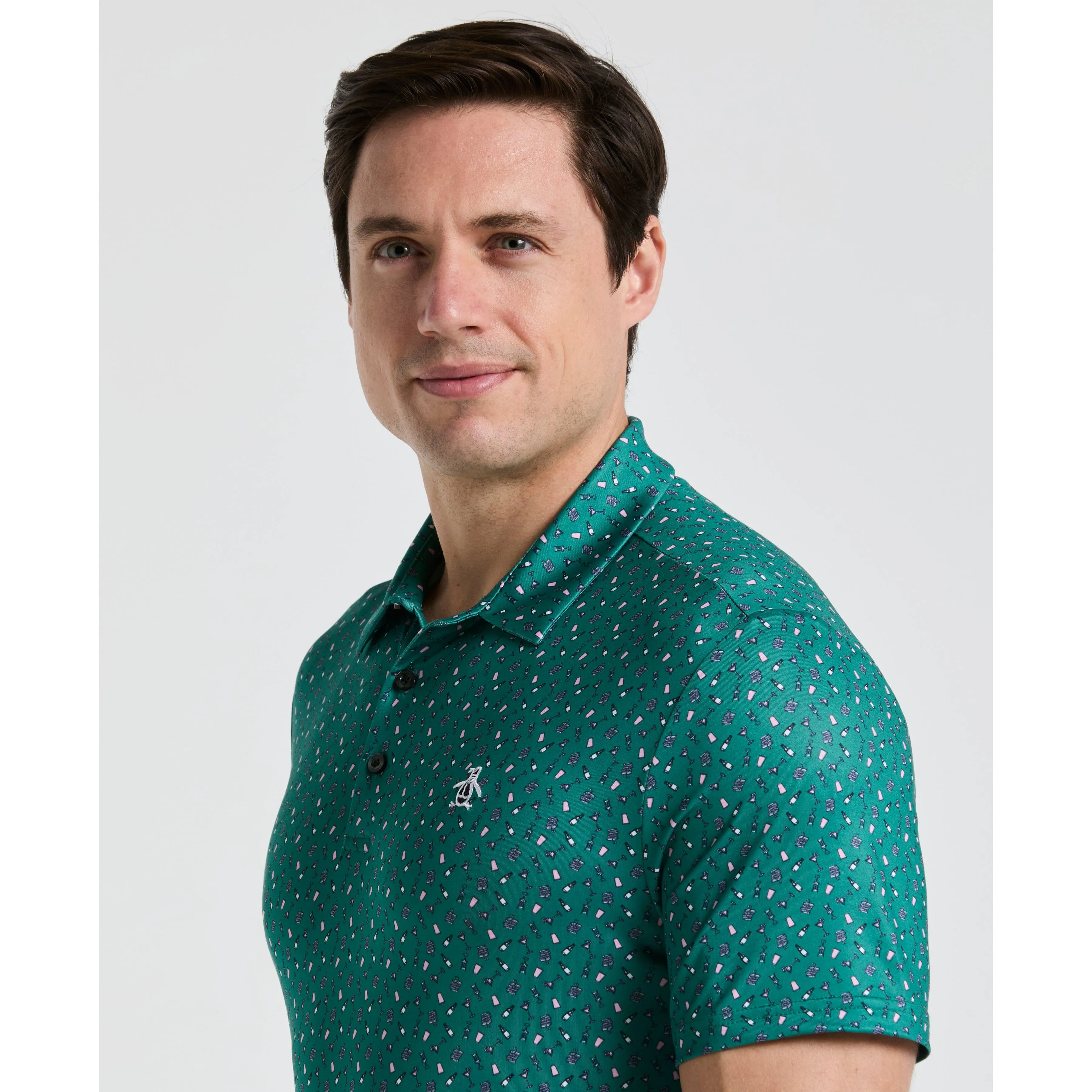 Augusta Menu Print Golf Polo sold by Original Penguin product image thumbnail 3