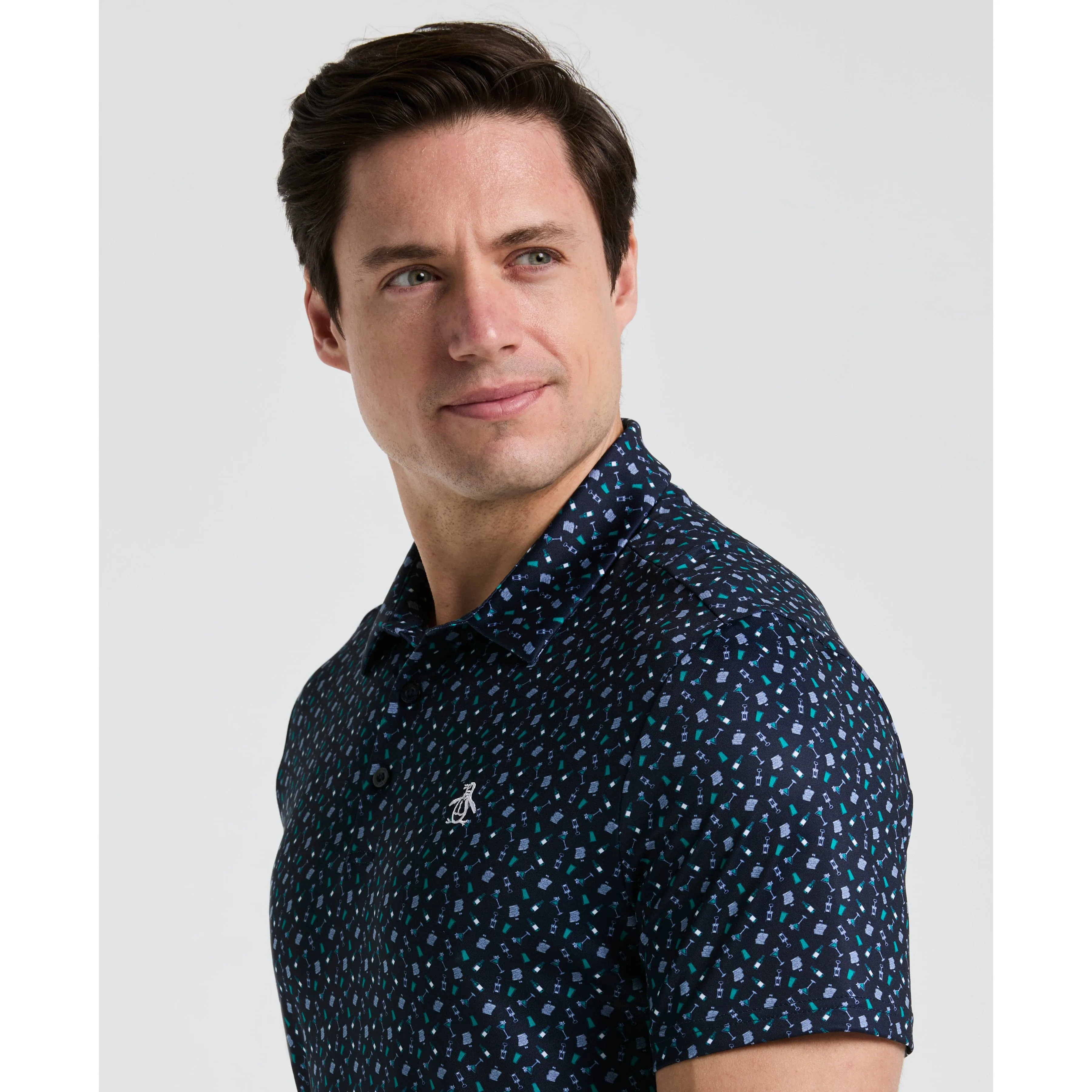 Augusta Menu Print Golf Polo sold by Original Penguin product image thumbnail 3