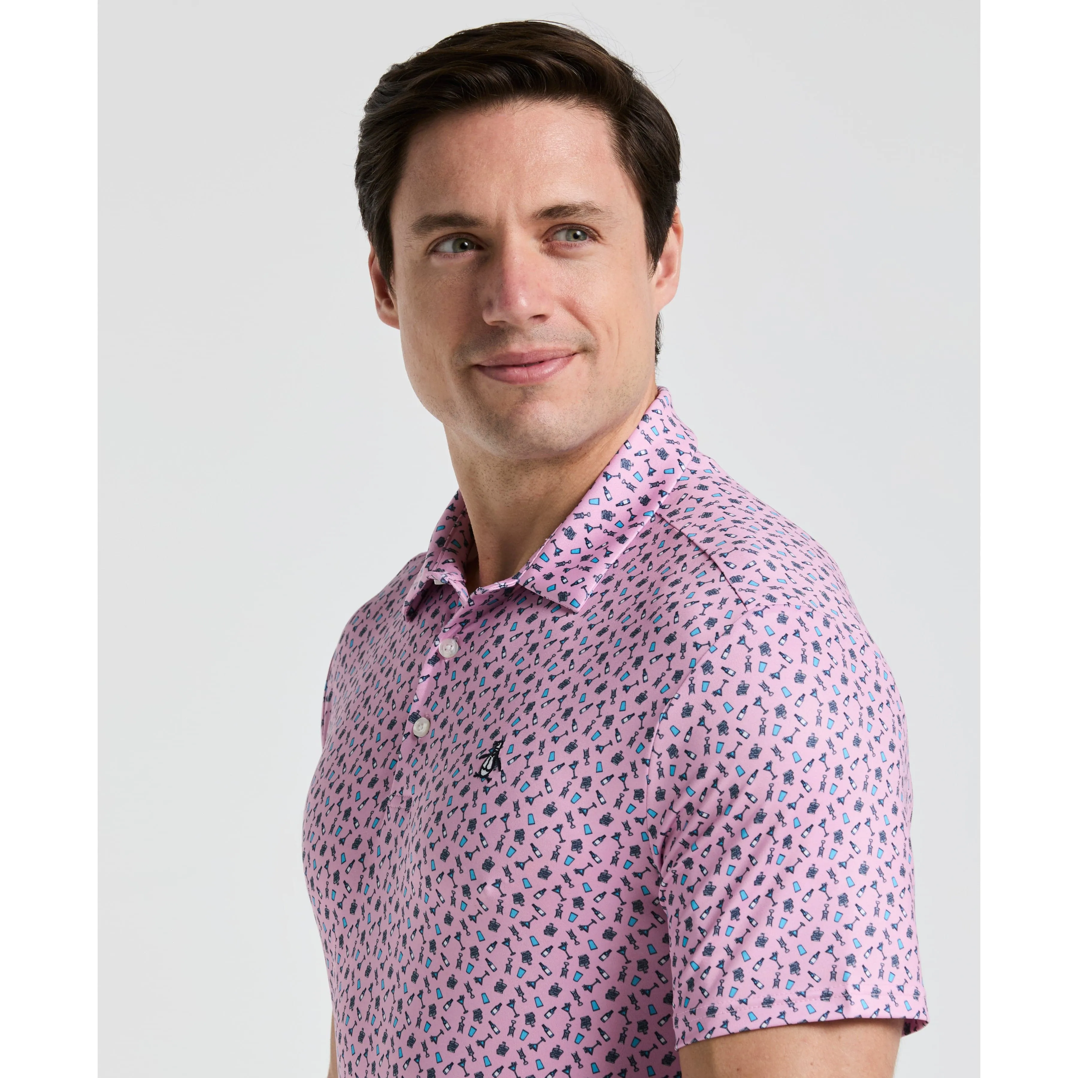 Augusta Menu Print Golf Polo sold by Original Penguin product image thumbnail 3