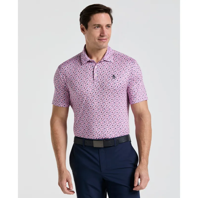 Augusta Menu Print Golf Polo made by Original Penguin