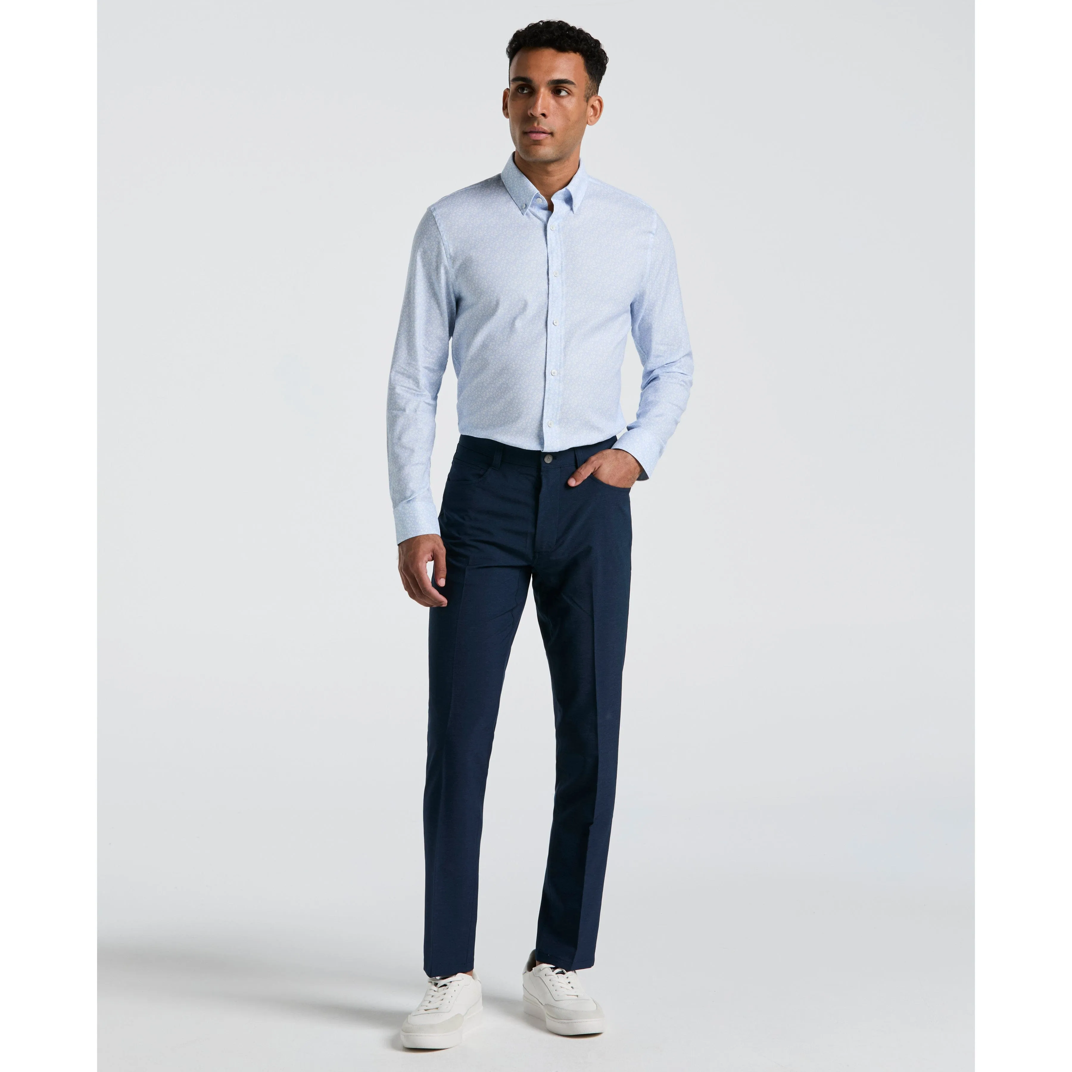 Micro Flower Fields Print Dress Shirt sold by Original Penguin product image thumbnail 4