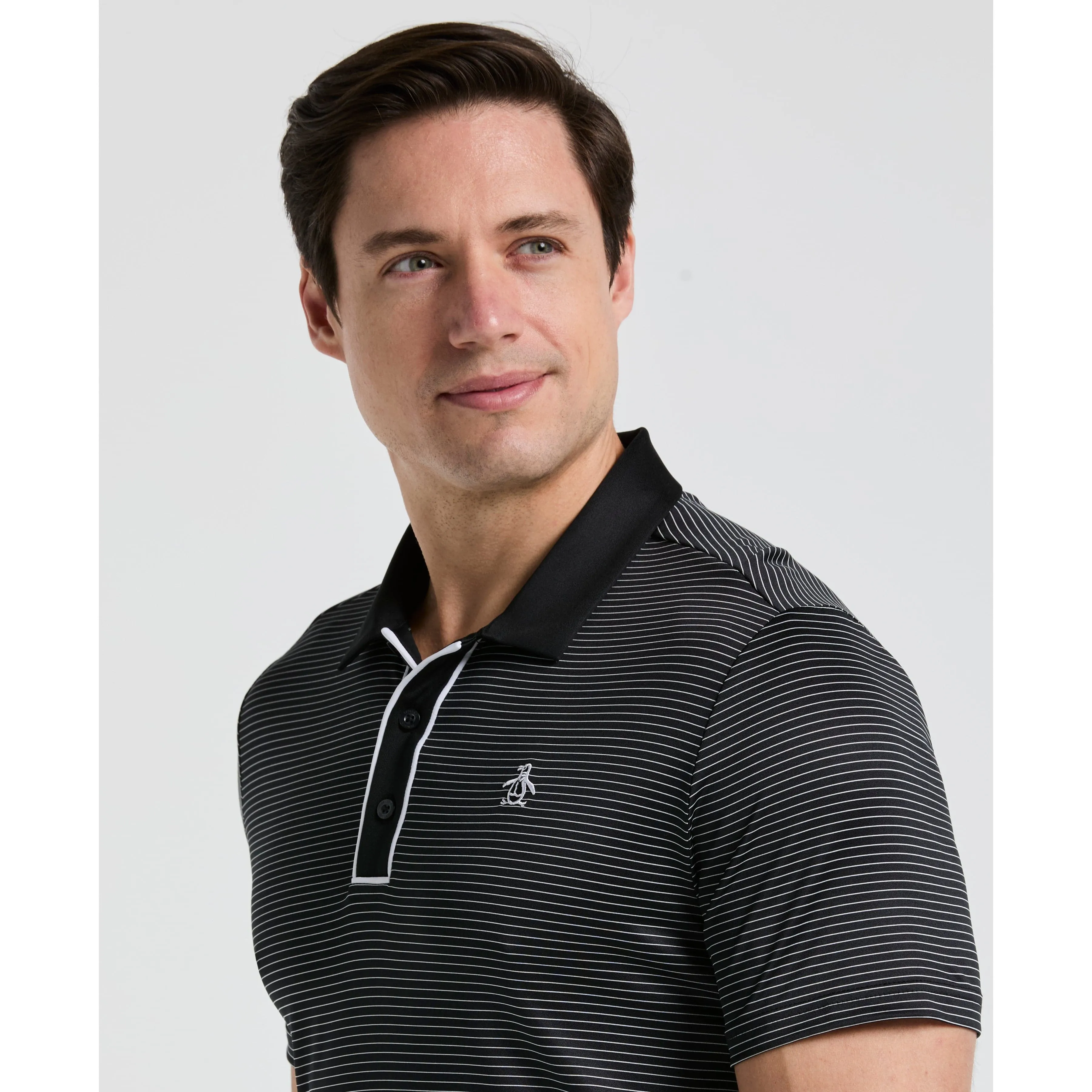 Short Sleeve Stripe Golf Polo sold by Original Penguin product image thumbnail 3